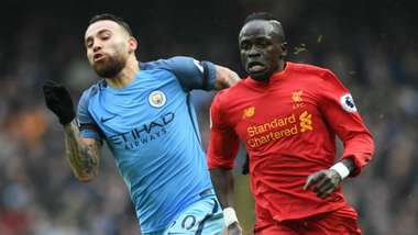 Nicolas Otamendi Manchester City Sadio Mane Liverpool.