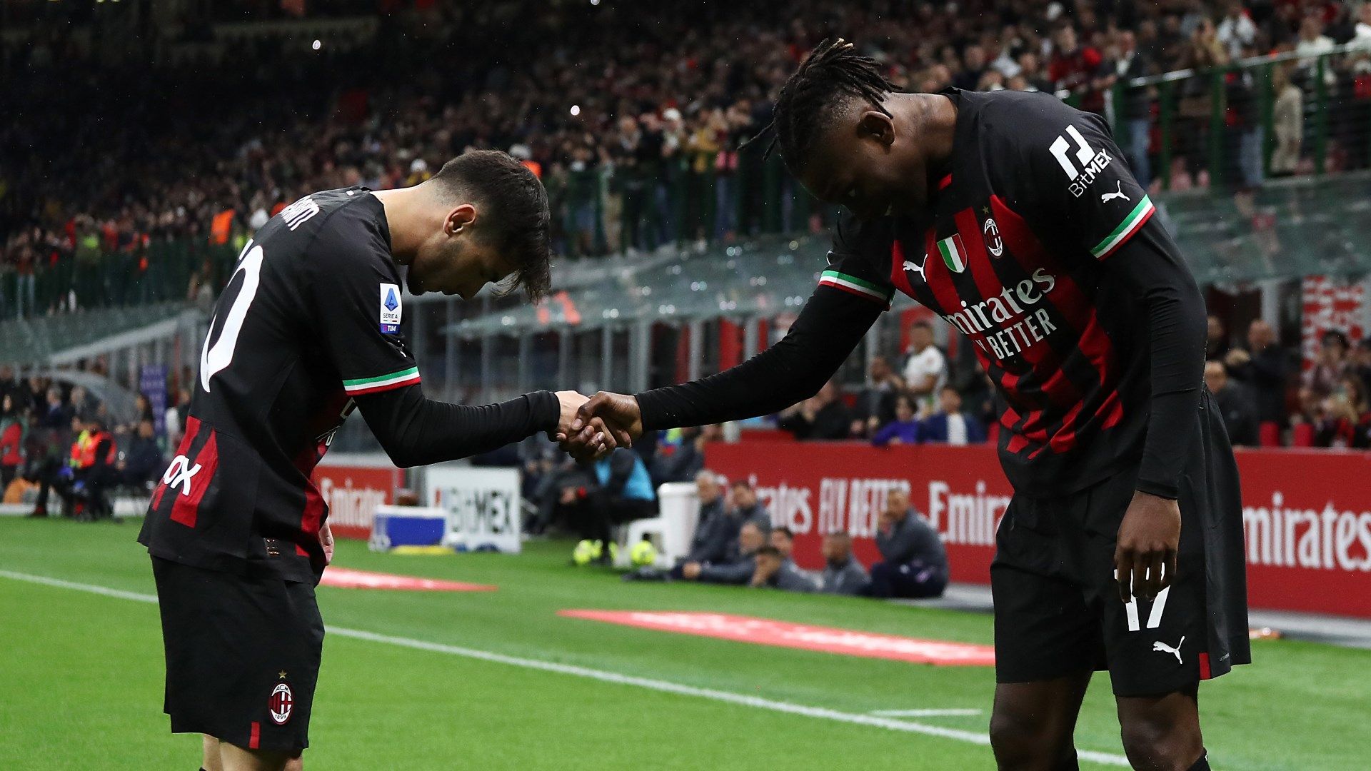 Brahim Diaz Rafael Leao Milan Sampdoria