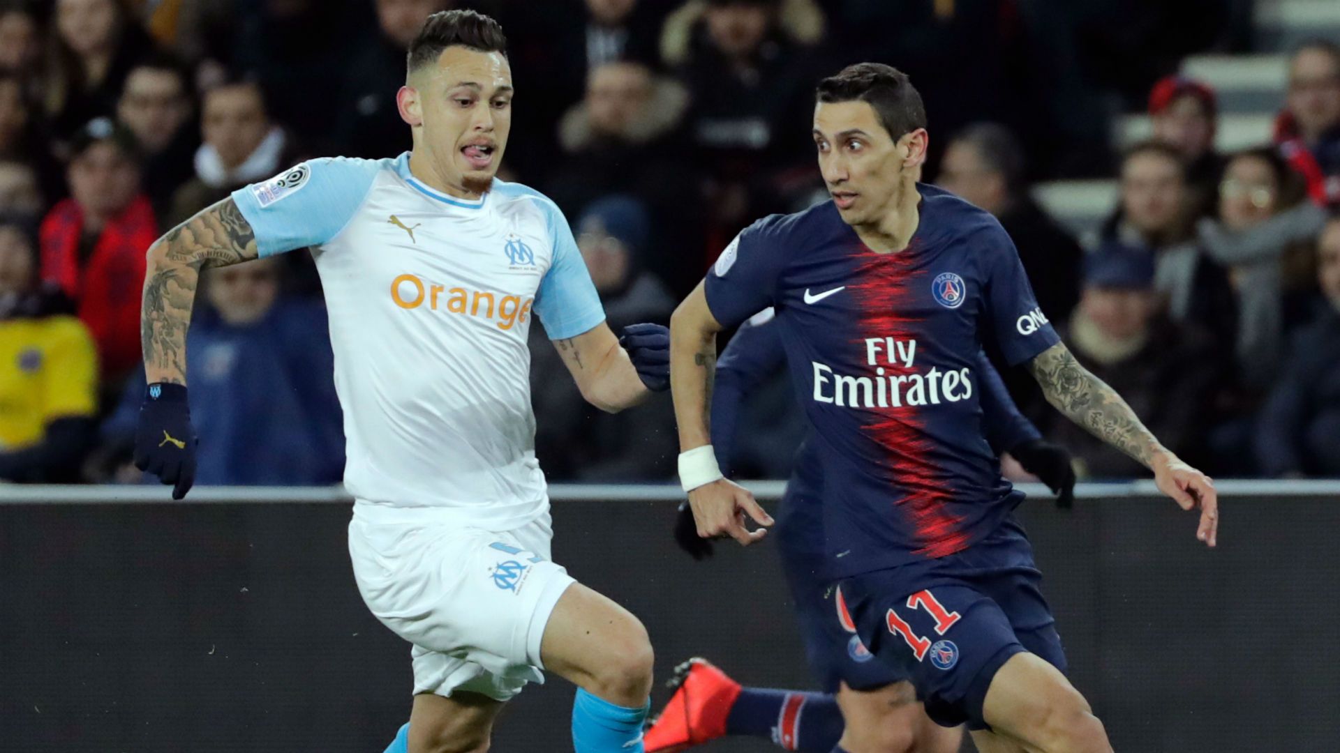 Duje Caleta-Car Angel Di Maria PSG Marseille Ligue 1 17032019