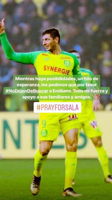 Instagram Messi (texto)