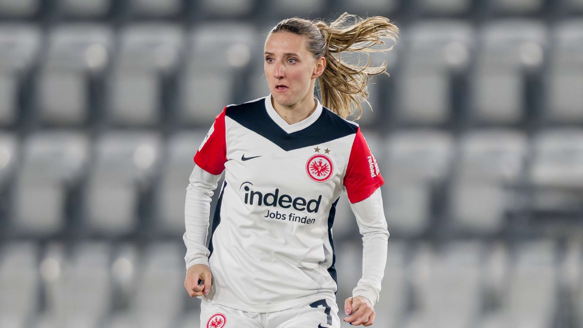 Lara Prasnikar of Frankfurt in action