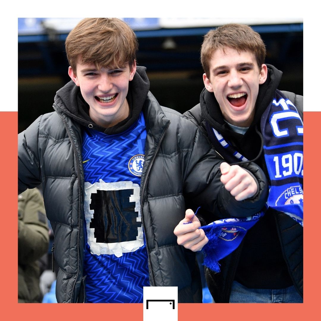 Chelsea fans block out Three GFX 