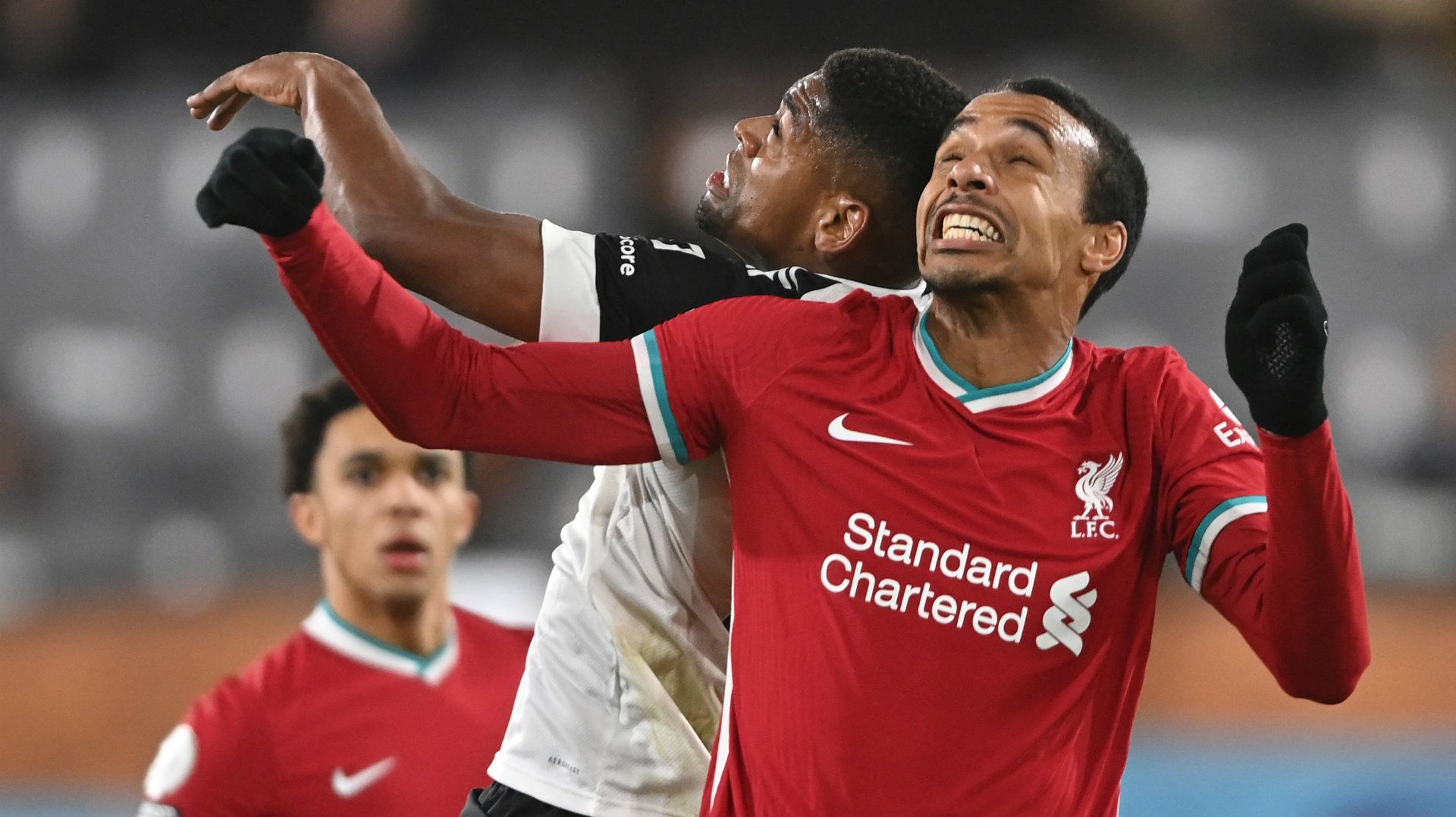 Joel Matip Fulham vs Liverpool Premier League 2020-21