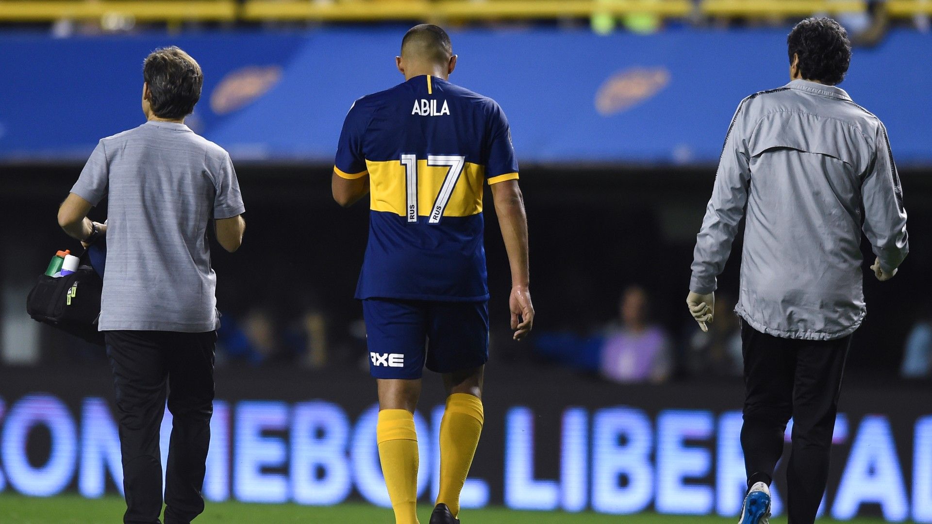 Wanchope Abila Boca Liga de Quito Cuartos de final Copa Libertadores
