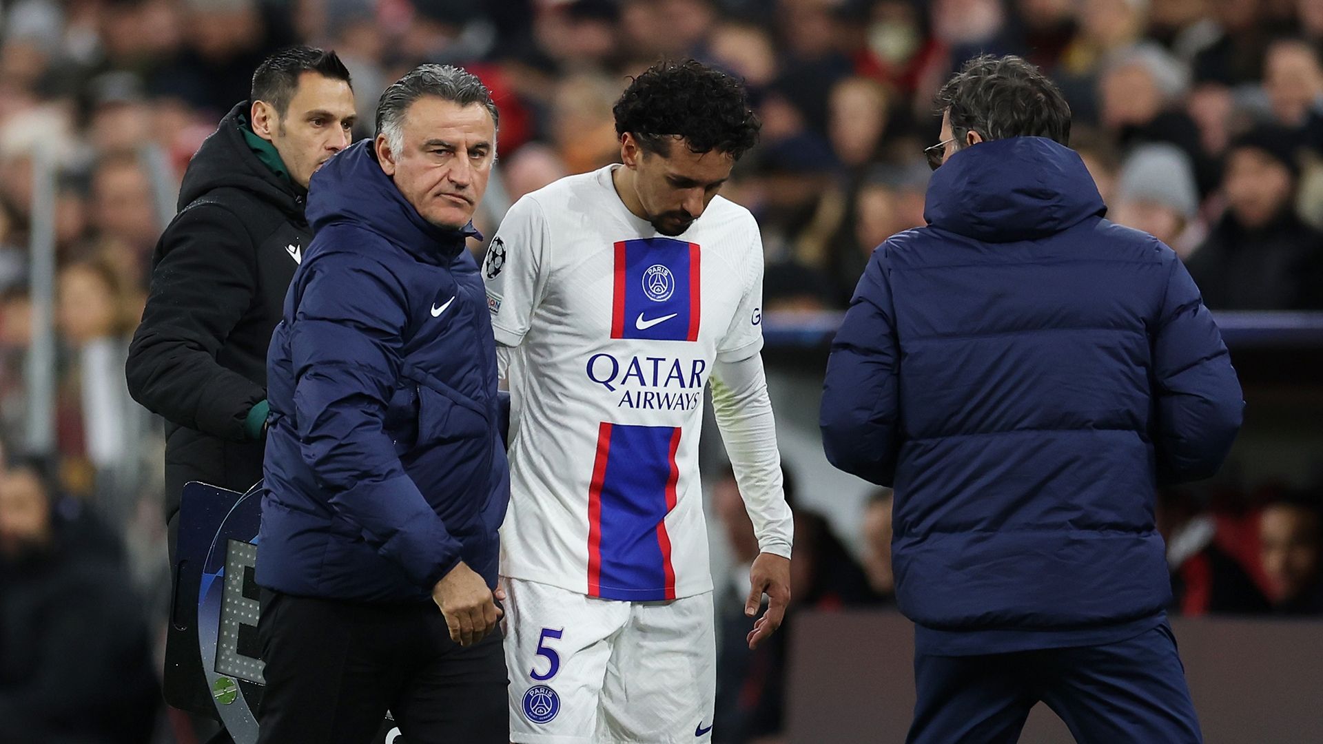 Marquinhos Christophe Galtier Bayern Munich PSG Champions League 2022-23