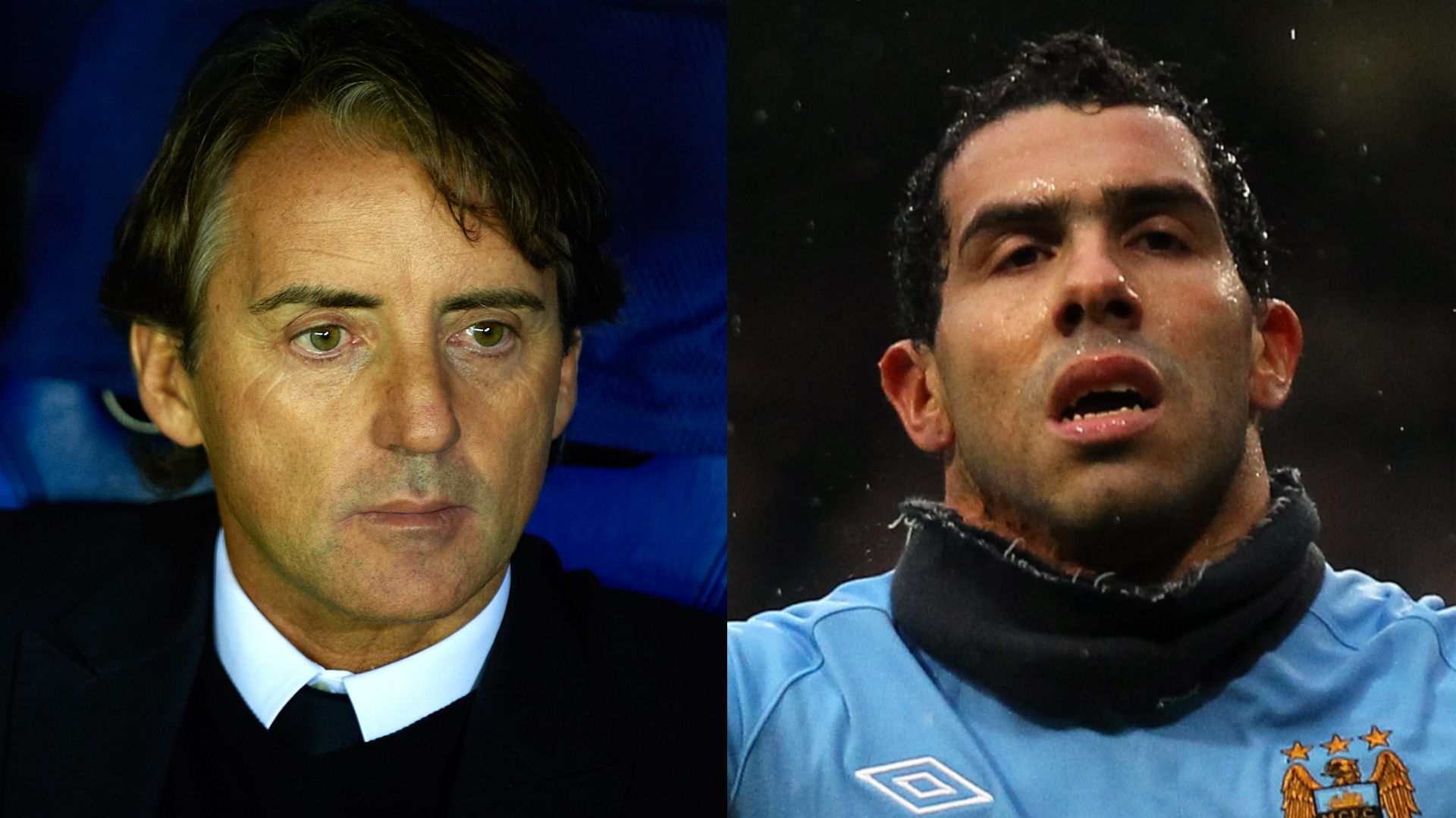 Tevez Mancini split