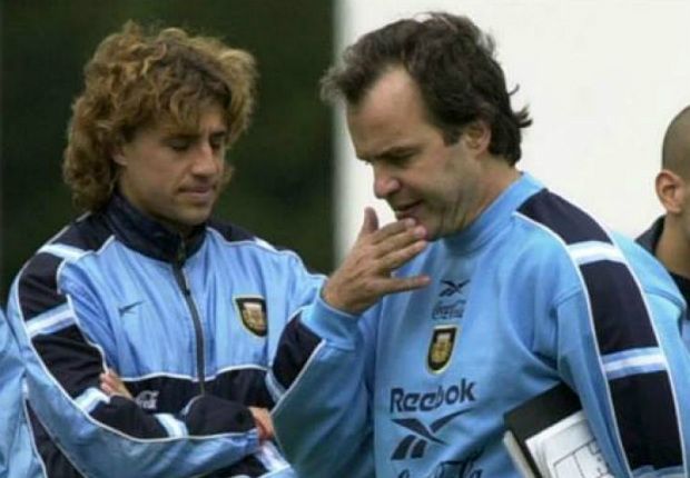 Hernan Crespo Marcelo Bielsa Argentina