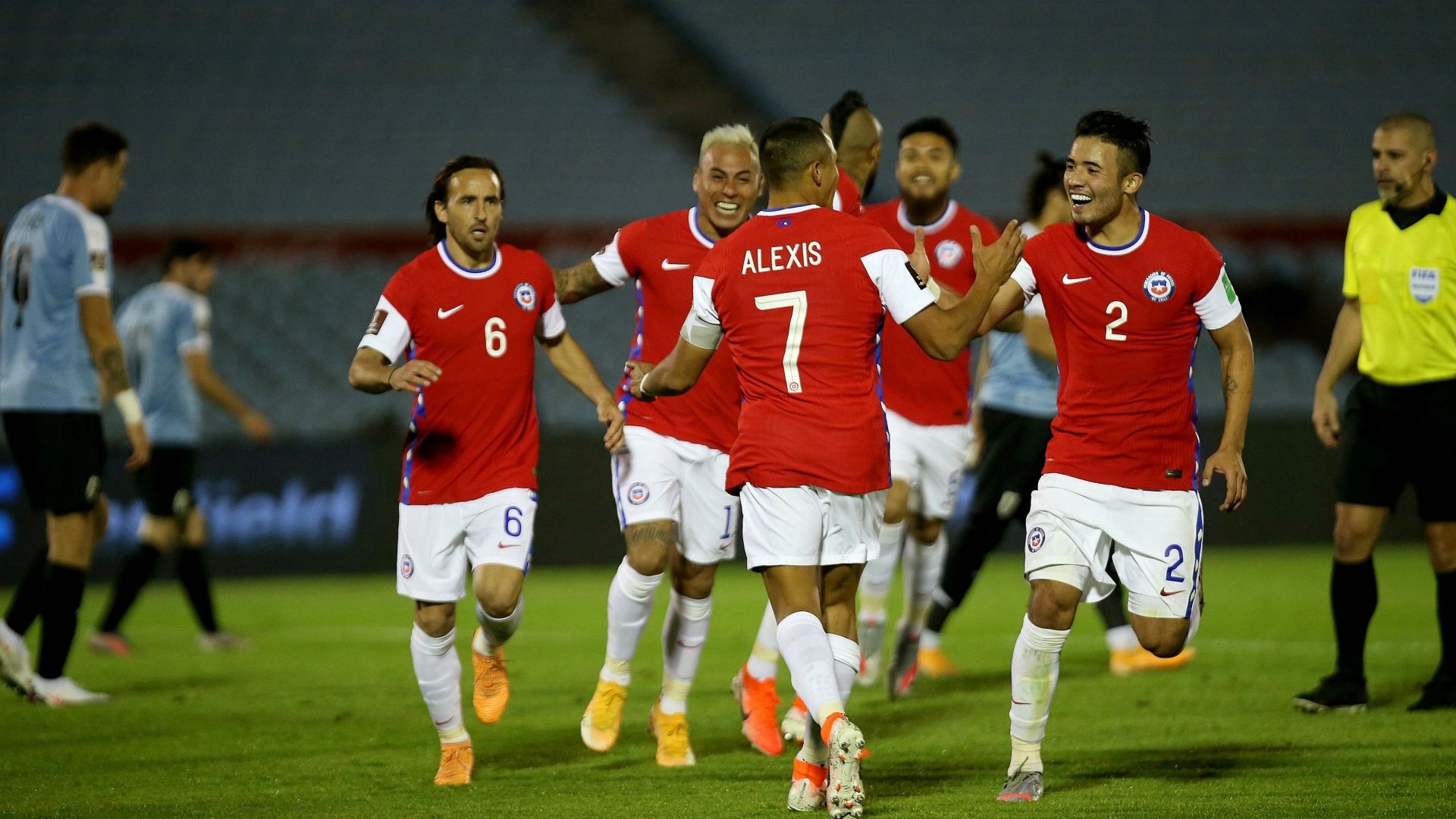 Alexis Sánchez Uruguay Chile