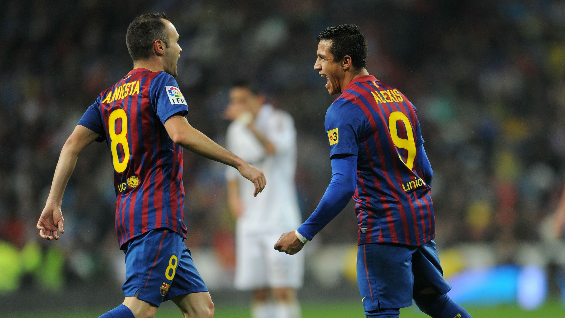 Andrés Iniesta Alexis Sánchez Barcelona