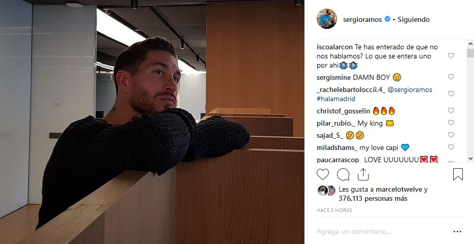Sergio Ramos Isco Alarcón Instagram