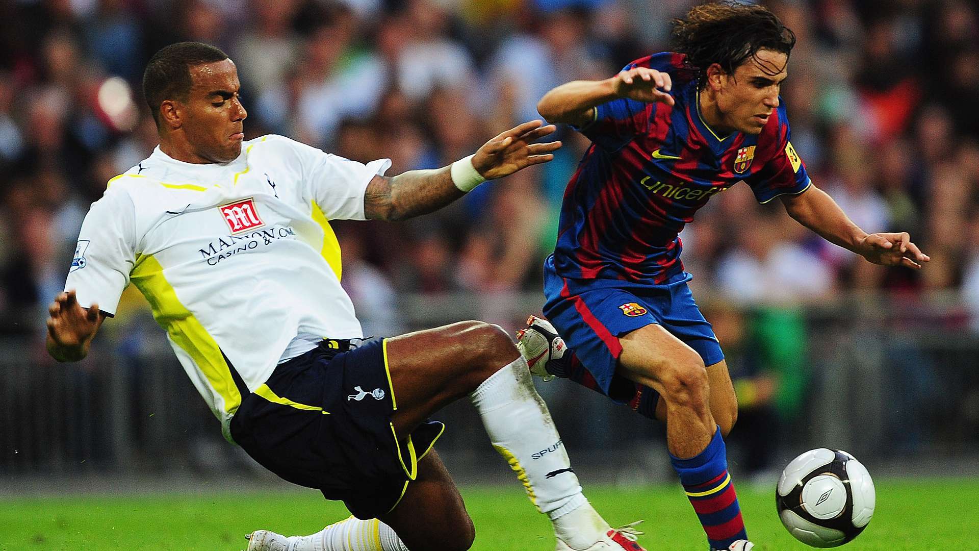 Gai Assulin FC Barcelona Tom Huddlestone Tottenham Hotspur Wembley Cup 07242009