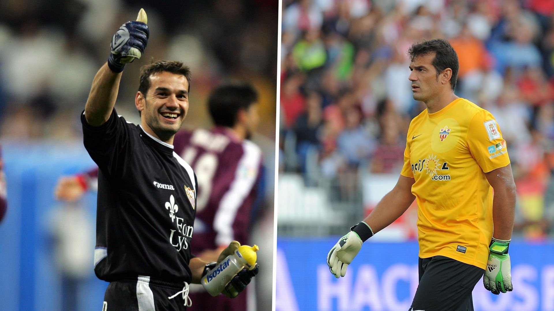 Esteban Suárez en el Sevilla y en el Almería