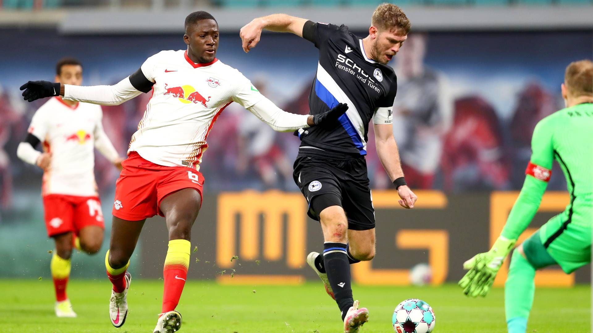 RB Leipzig Arminia Bielefeld Ibrahima Konate Fabian Klos