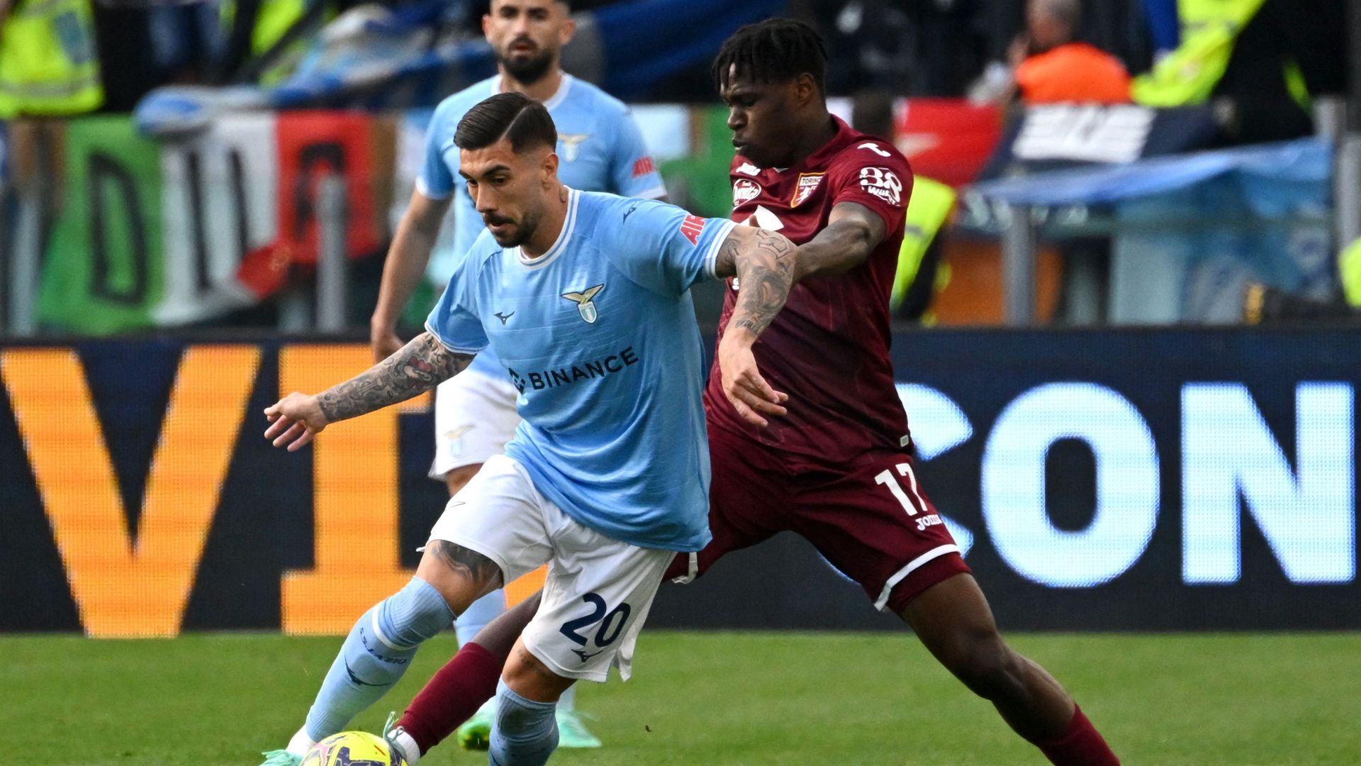 Mattia Zaccagni Wilfried Singo Lazio Torino Serie A
