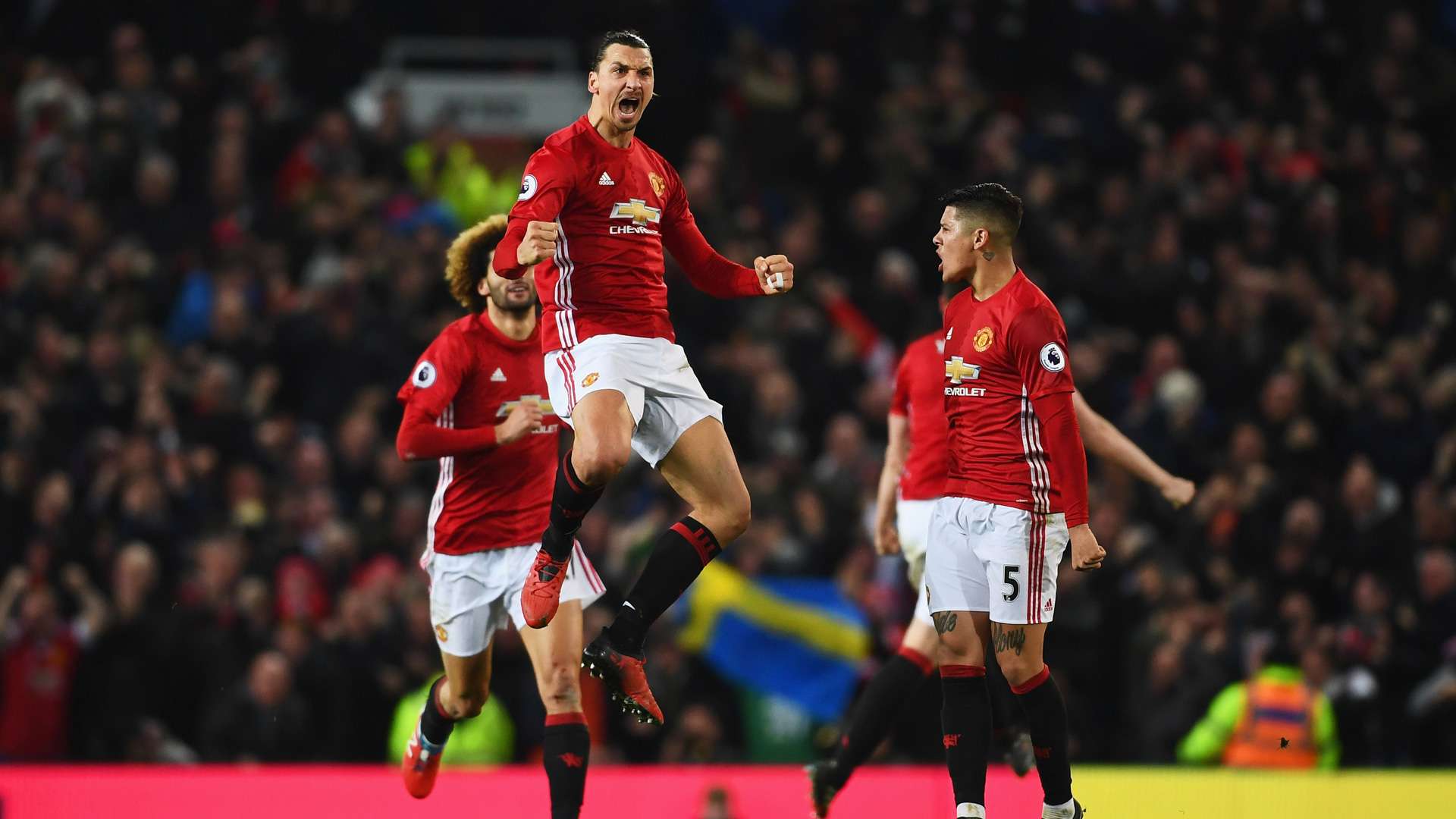 Zlatan Ibrahimovic Manchester United Premier League against Liverpool 15012017