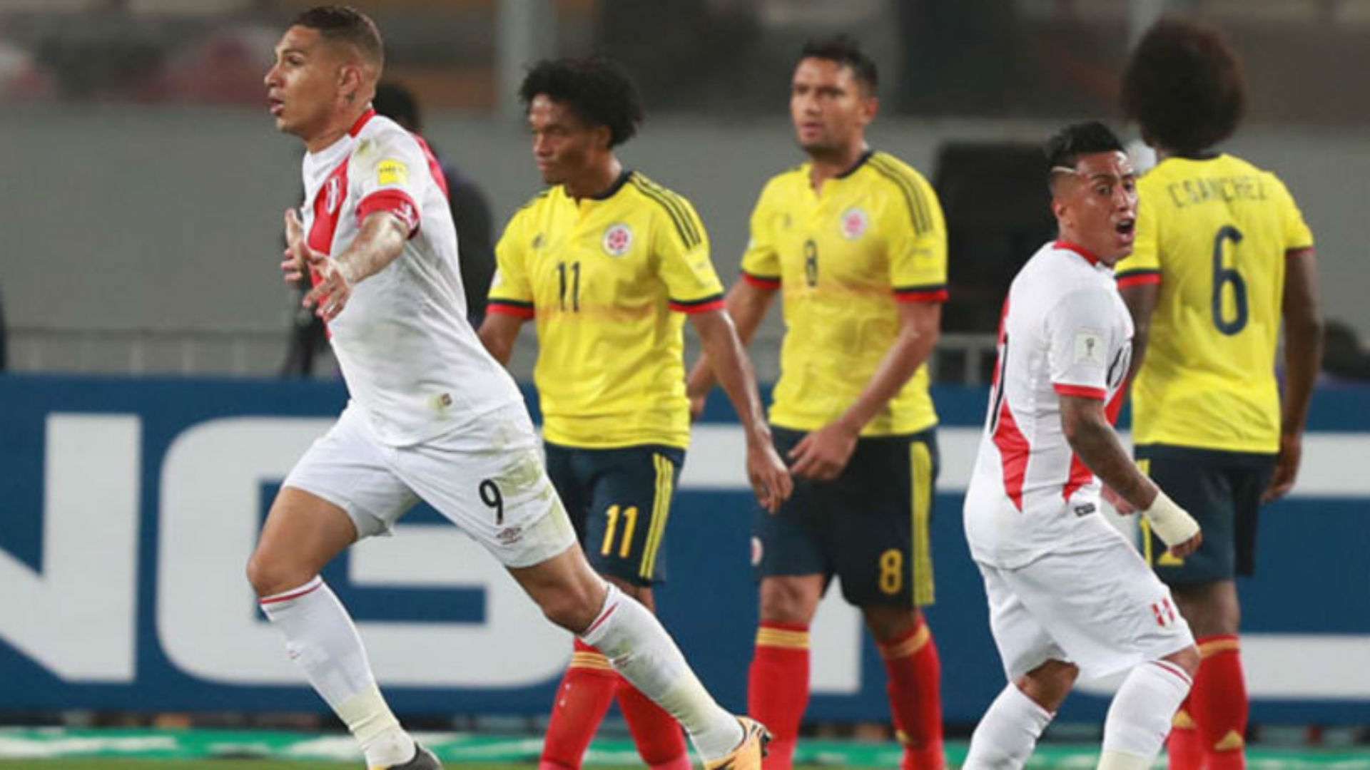 Paolo Guerrero Peru Colombia Eliminatorias