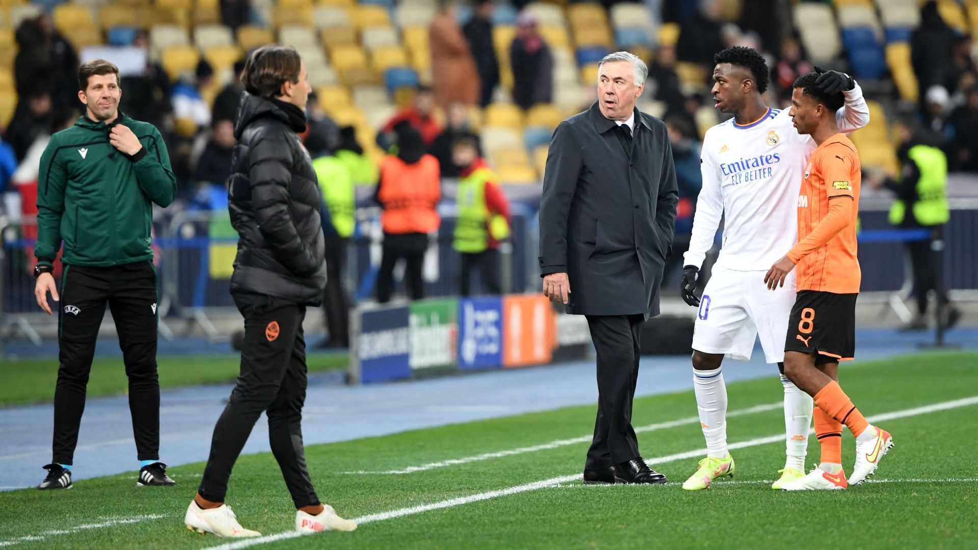 Ancelotti Shakhtar Donetsk Real Madrid 2021