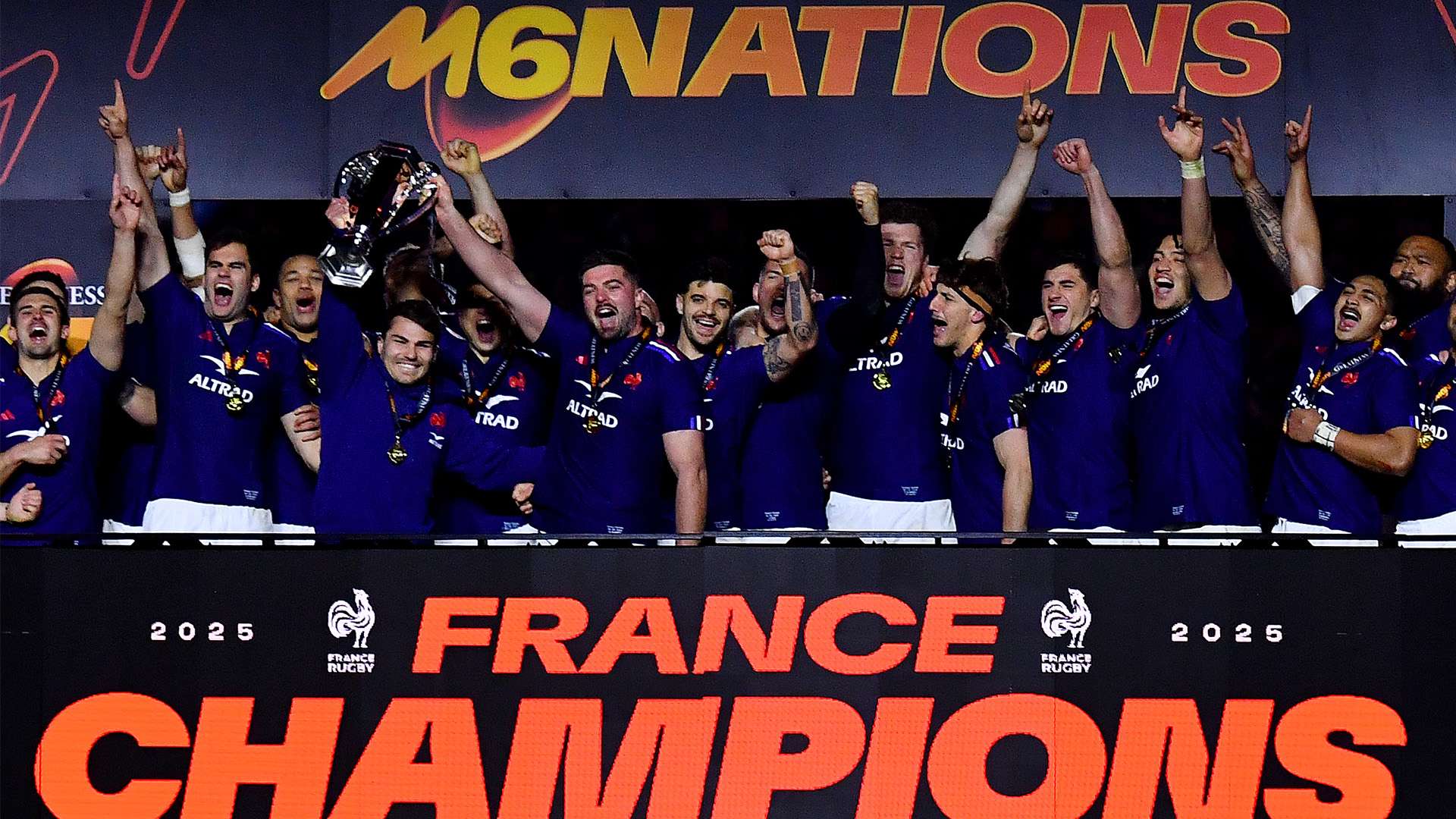 France 2025 Six Nations Champions