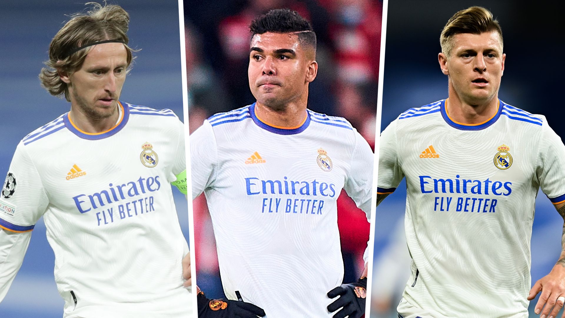 Casemiro Kroos Modric Real Madrid