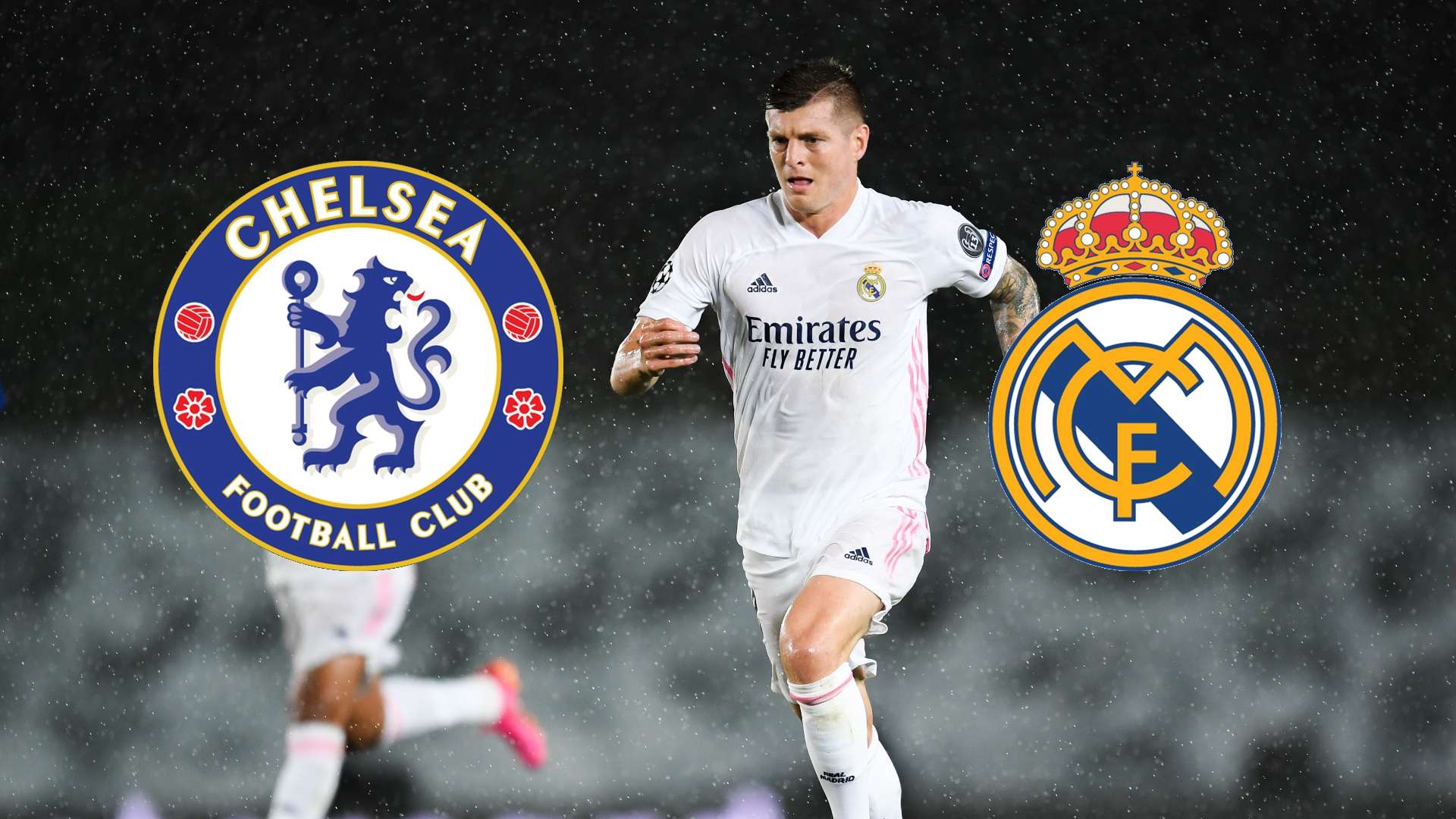Toni Kroos Real Madrid 2021 Chelsea Logo