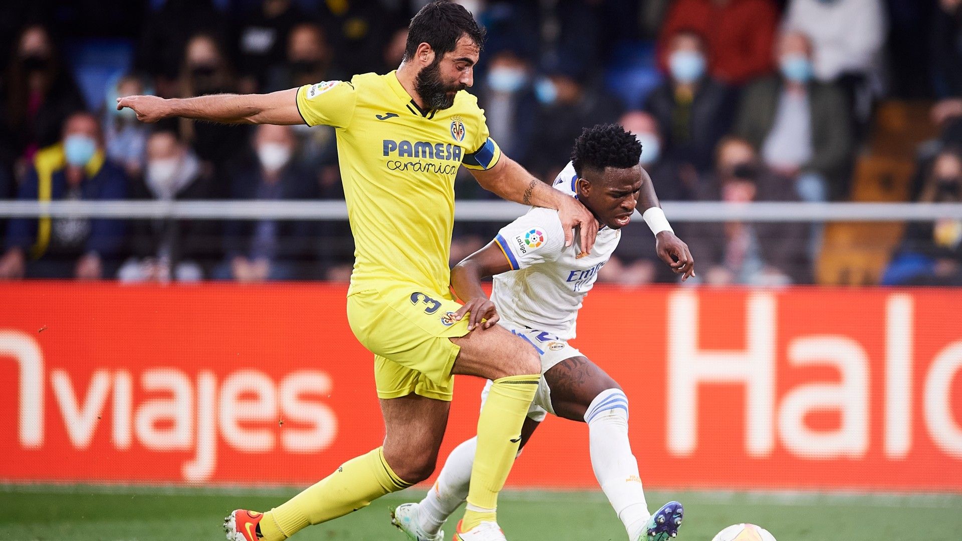 Albiol Vinicius Villarreal Real Madrid Liga
