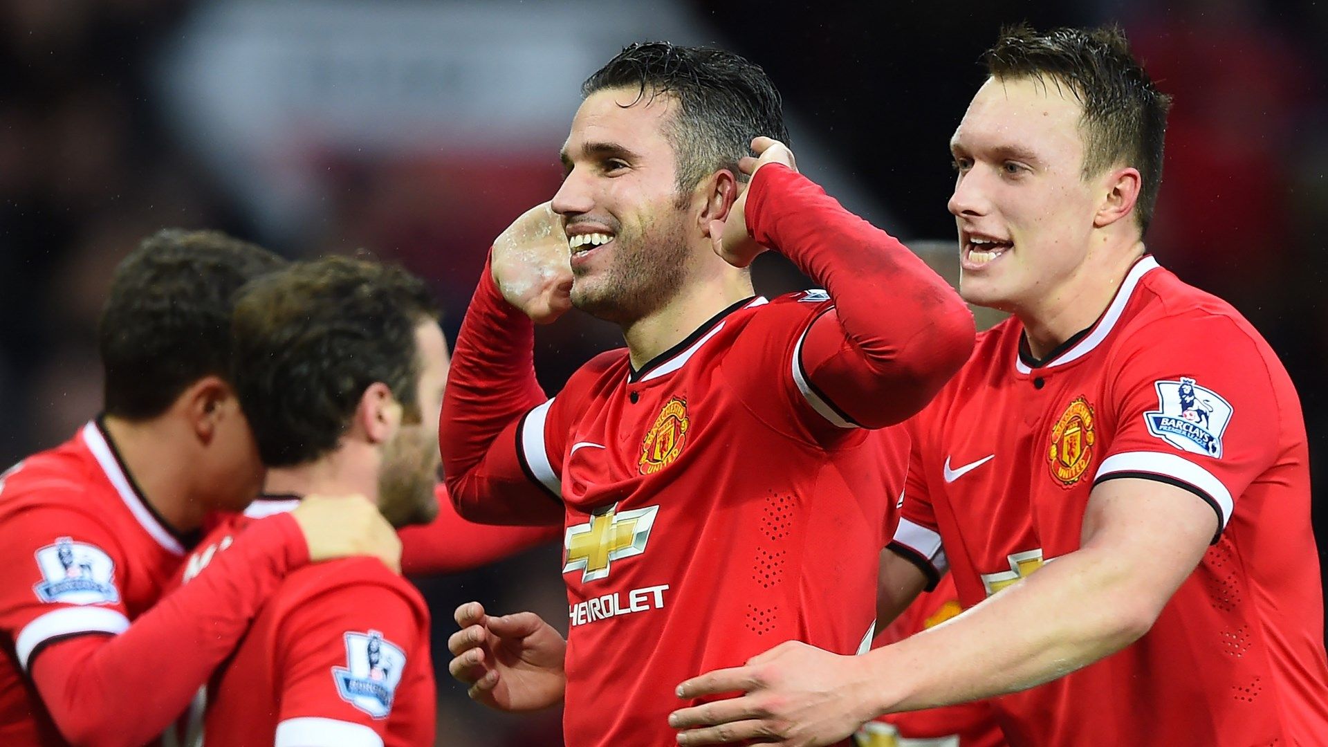Phil Jones Robin Van Persie