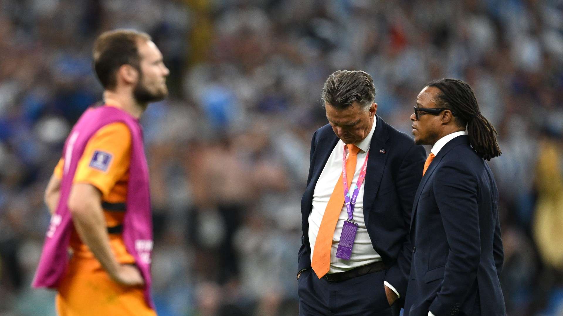 Louis van Gaal Edgar Davids Netherlands 2022