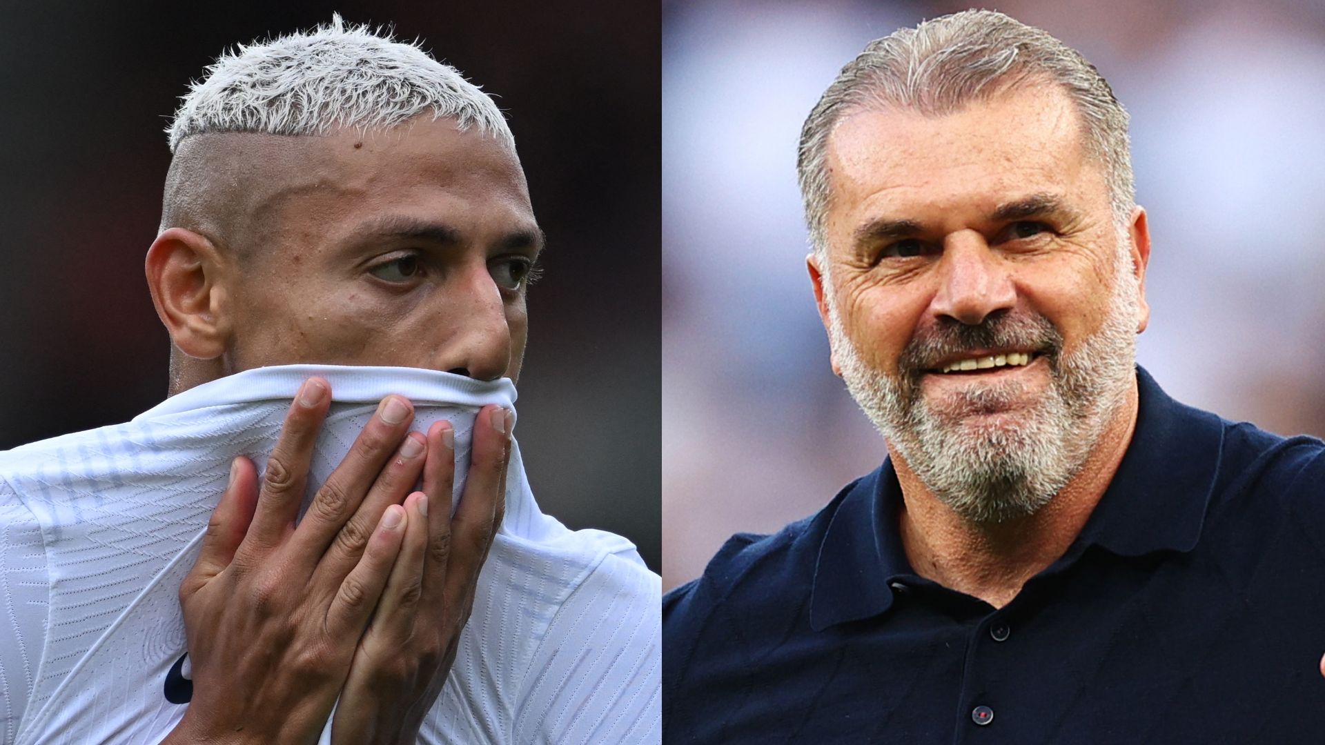 Richarlison Ange Postecoglou split 