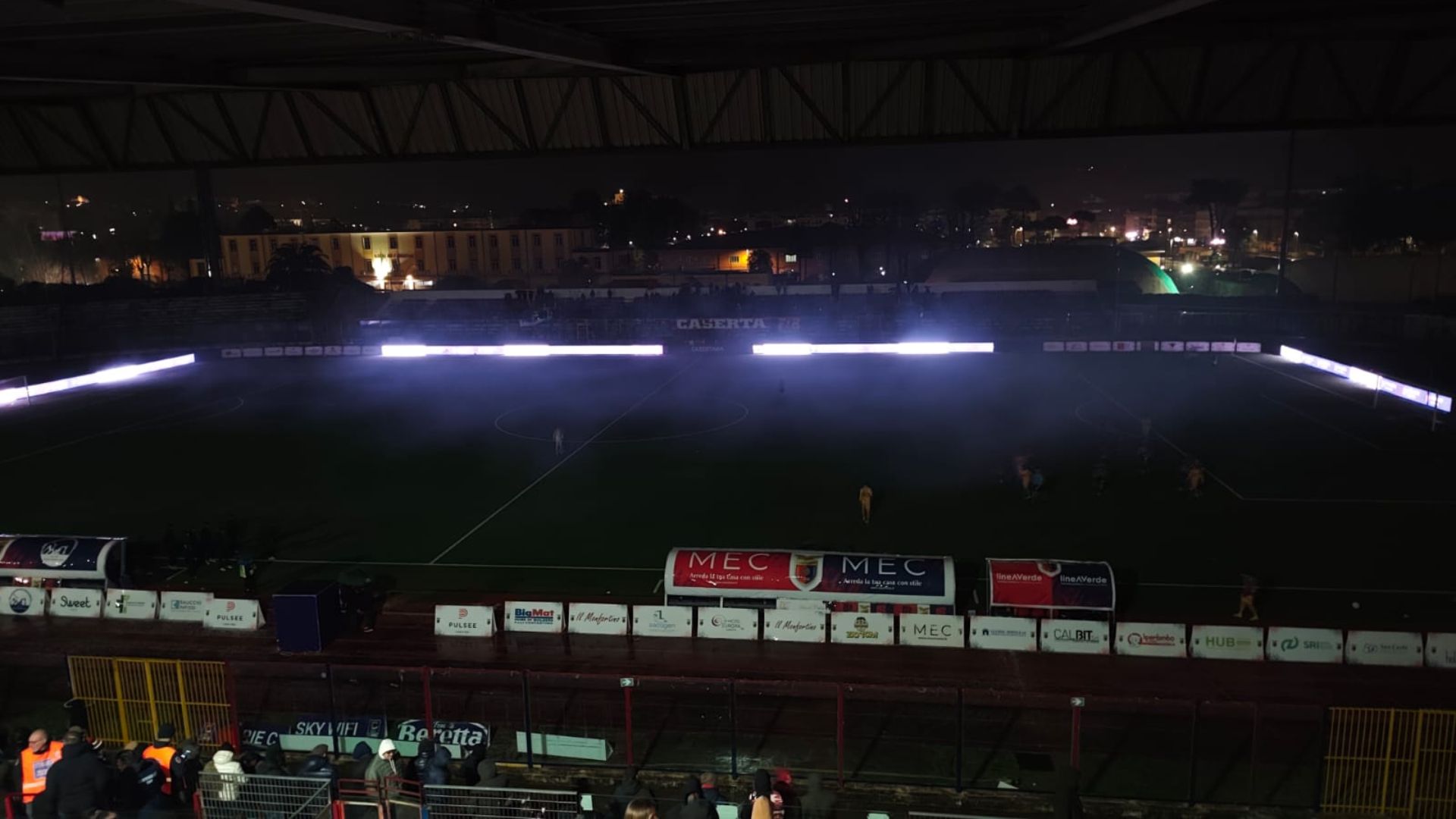 Casertana Sorrento blackout stadio Pinto 30032026