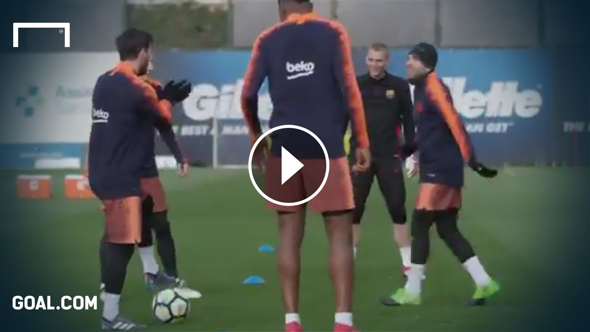 GFX Lionel Messi training