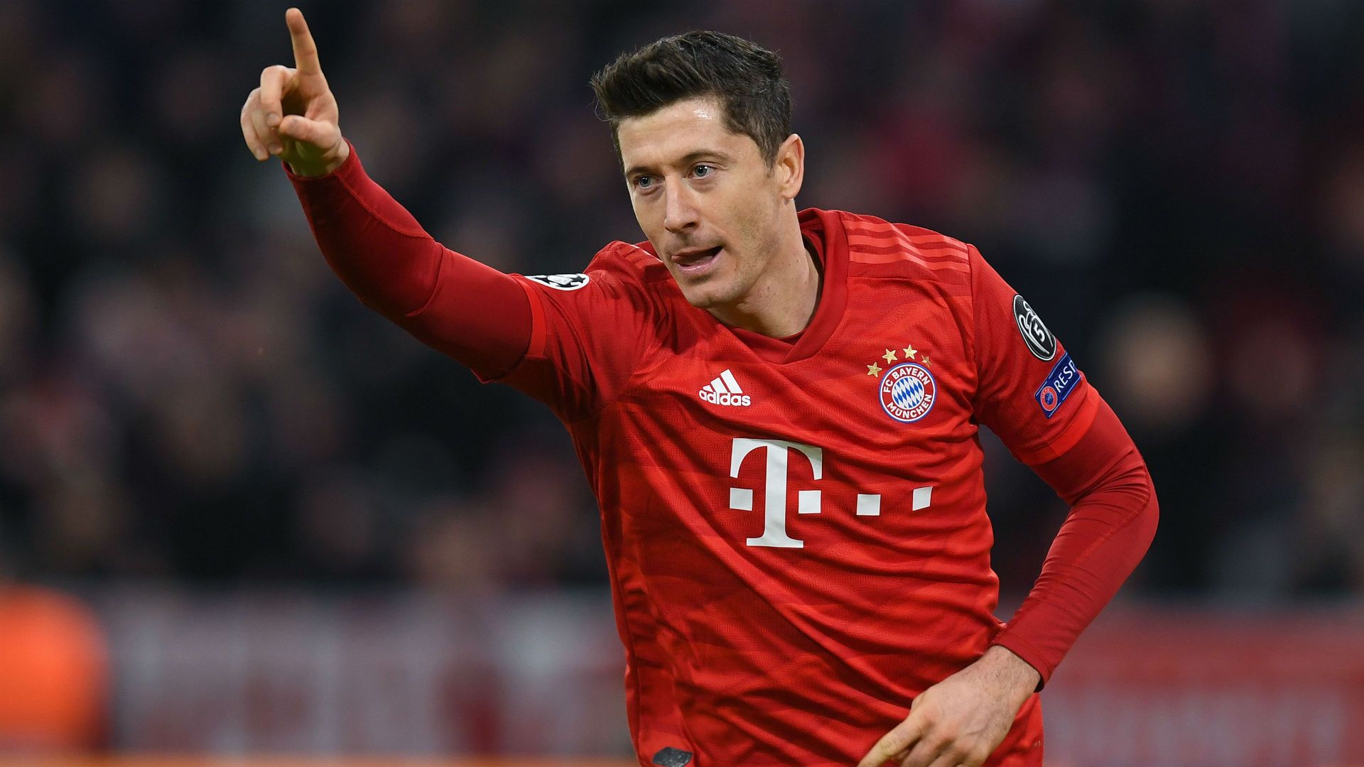 Robert Lewandowski Celebration Bayern Munchen Olympiacos 11062019