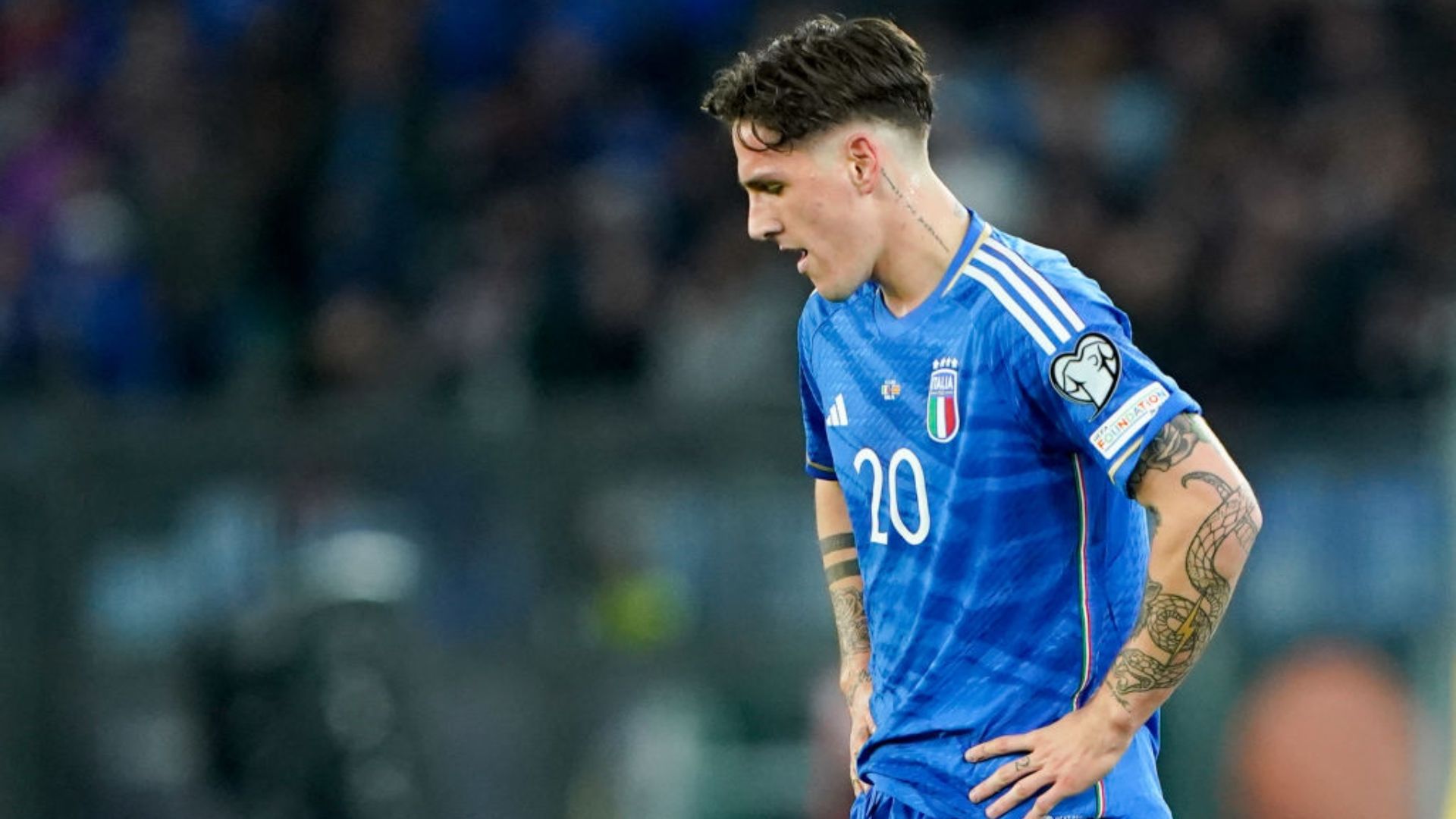 Nicolò Zanilo Italy North Macedonia Euro 2024 Qualifiers
