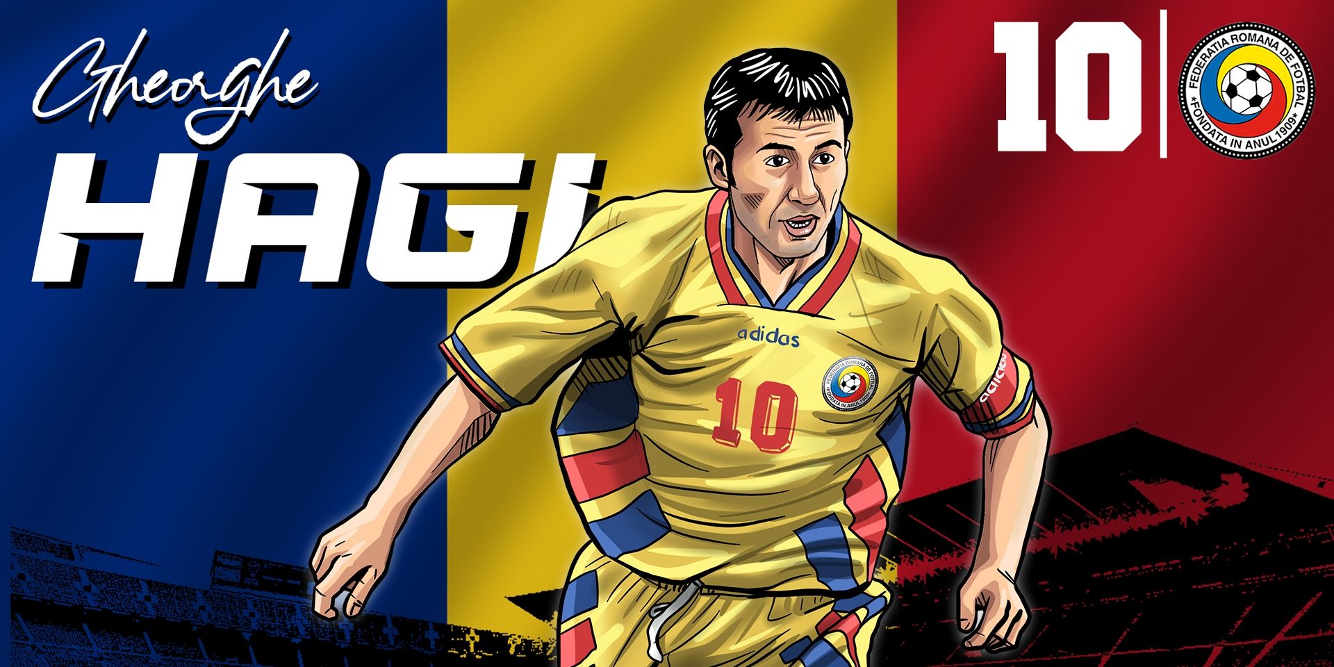 Gheorge Hagi Romania Cult Hero HIC 2:1
