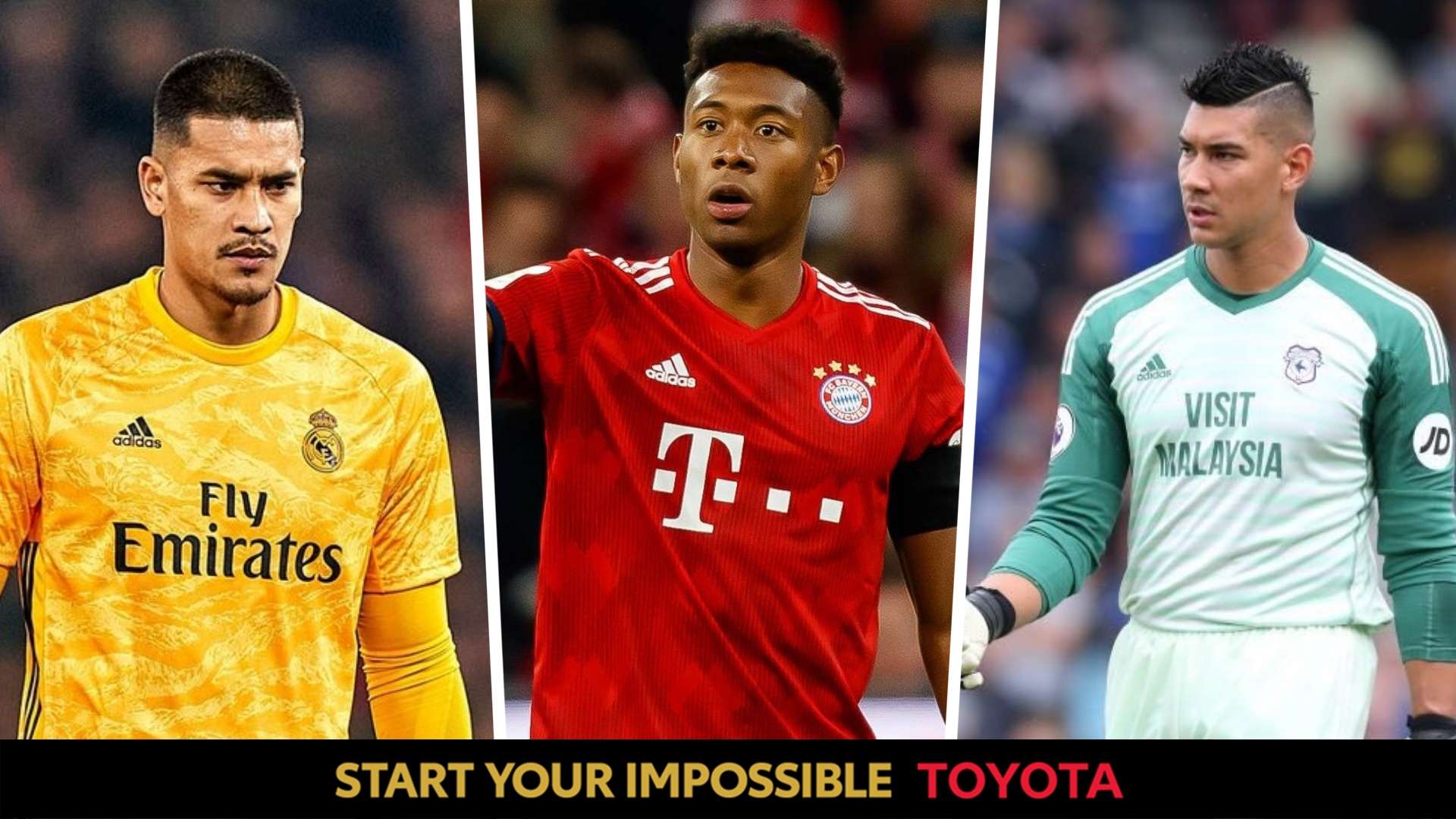 Alphonse Areola, Neil Etheridge, David Alaba