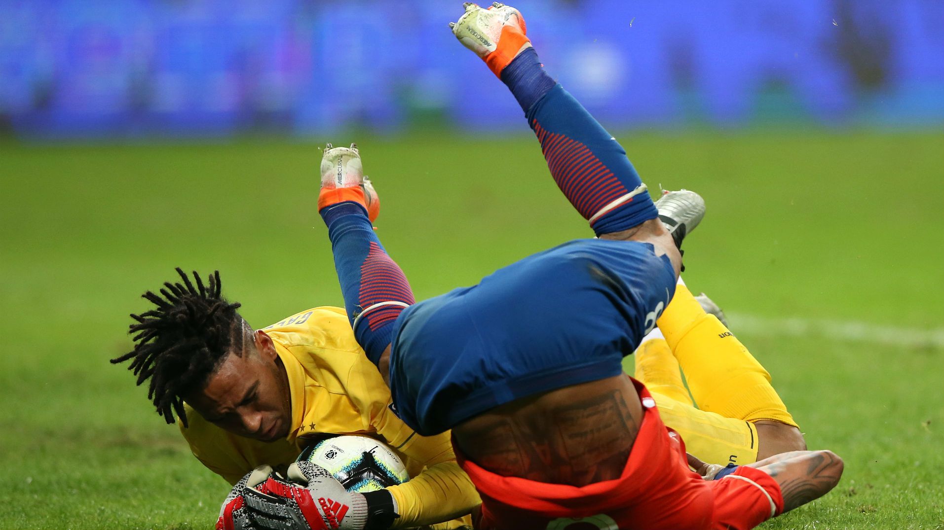 030719 Chile Perú Pedro Gallese Arturo Vidal