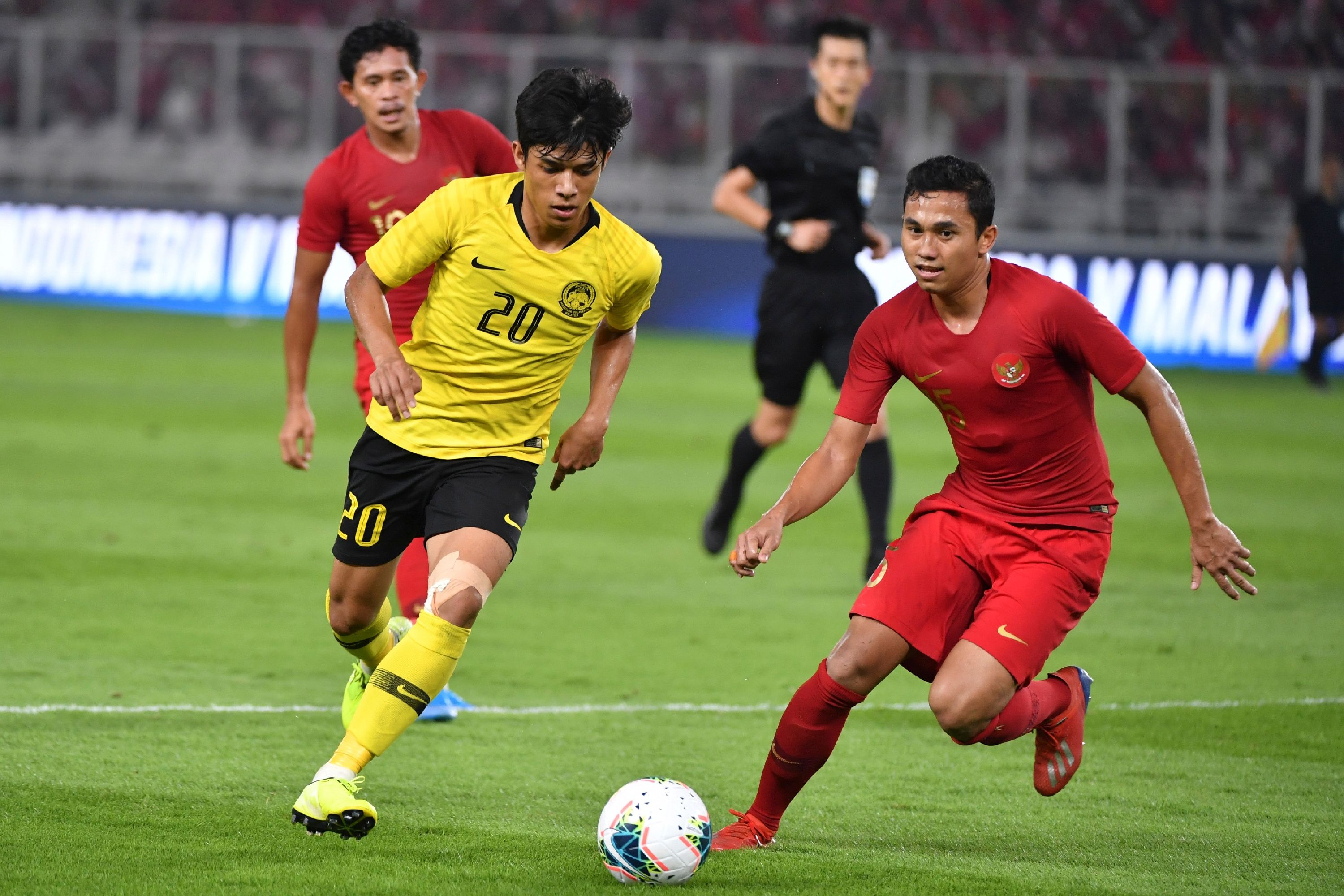 Syafiq Ahmad, Indonesia v Malaysia, 2022 World Cup qualifier, 5 Sep 2019