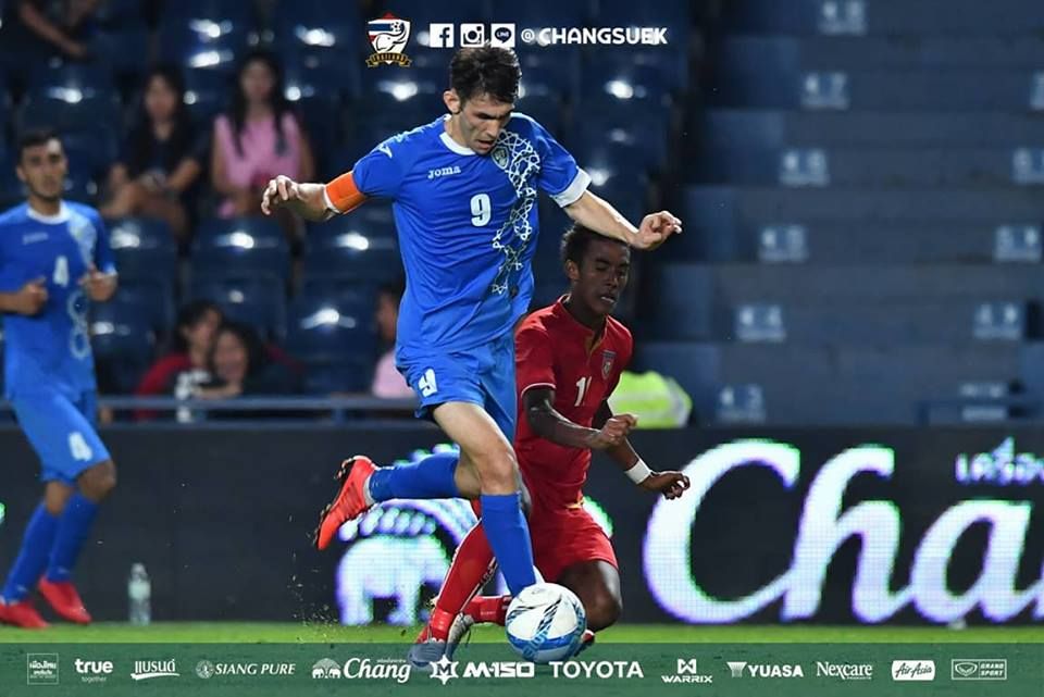 ทีมชาติเมียนมา พบ ทีมชาติอุซเบกิสถาน