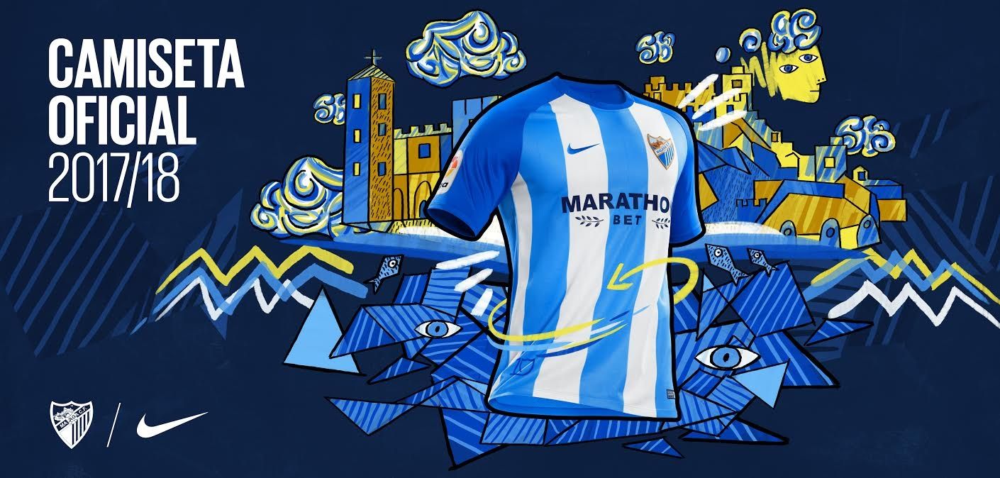 Camiseta Malaga 17-18