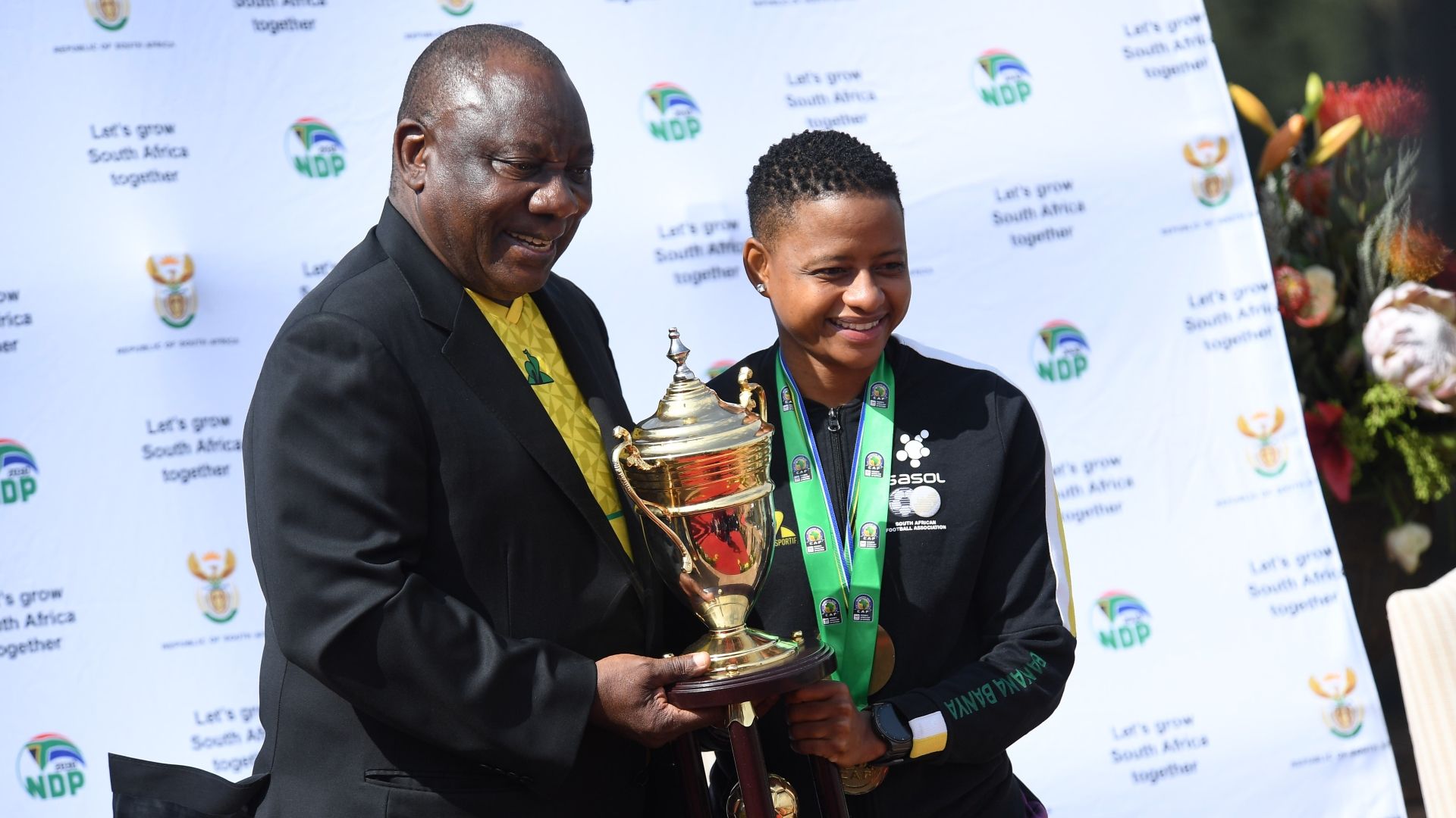 Cyril Ramaphosa, Refiloe Jane, Banyana Banyana
