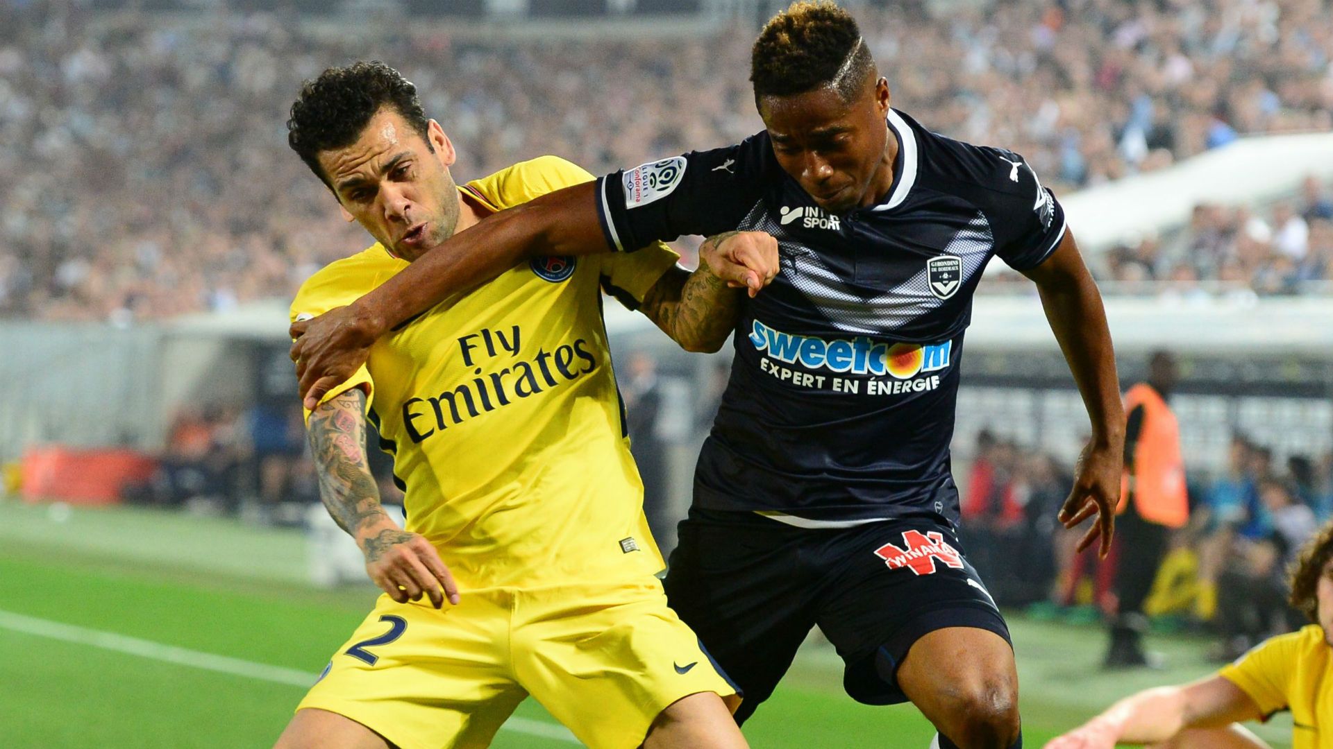 Francois Kamano Daniel Alves Bordeaux PSG Ligue 1 22042018