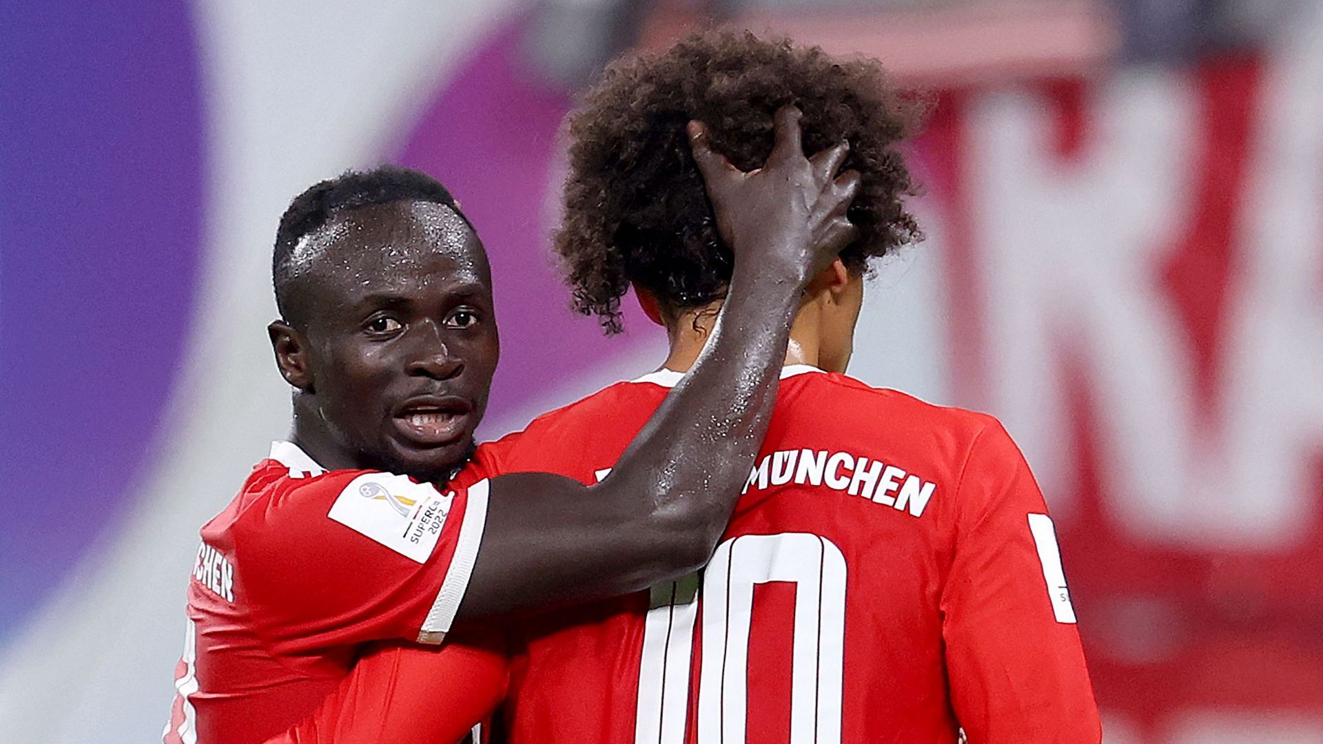 Sadio Mane Leroy Sane Bayern Munchen German Supercup 2022
