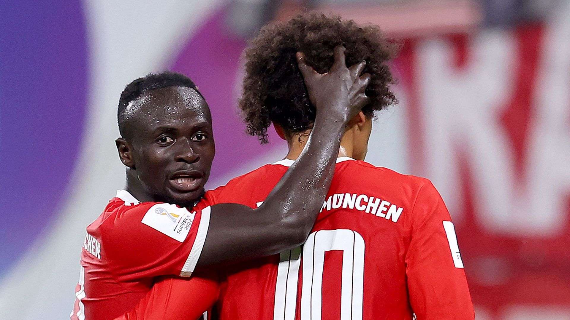 Sadio Mane Leroy Sane Bayern Munchen German Supercup 2022