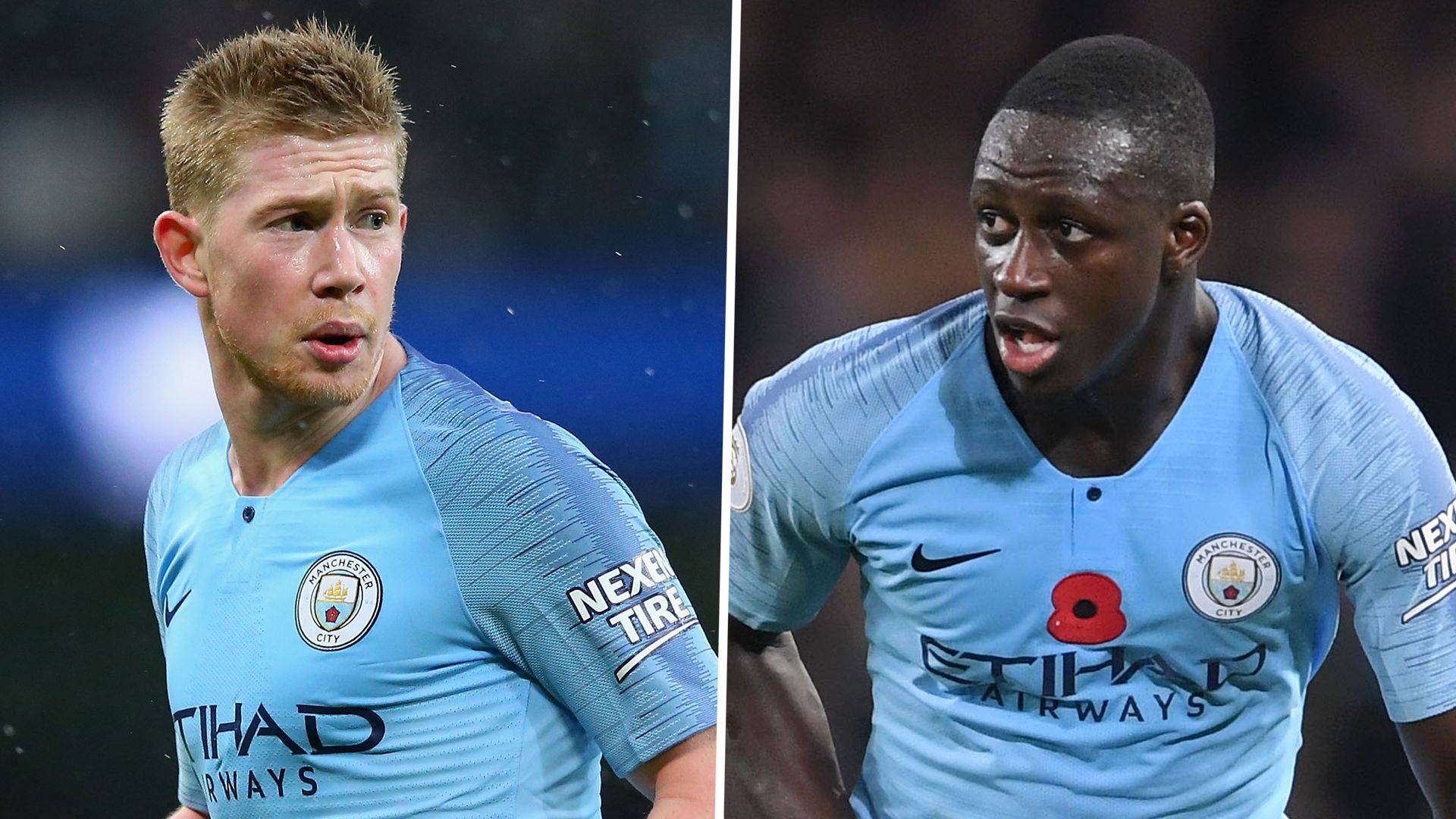 Kevin De Bruyne Benjamin Mendy Man City