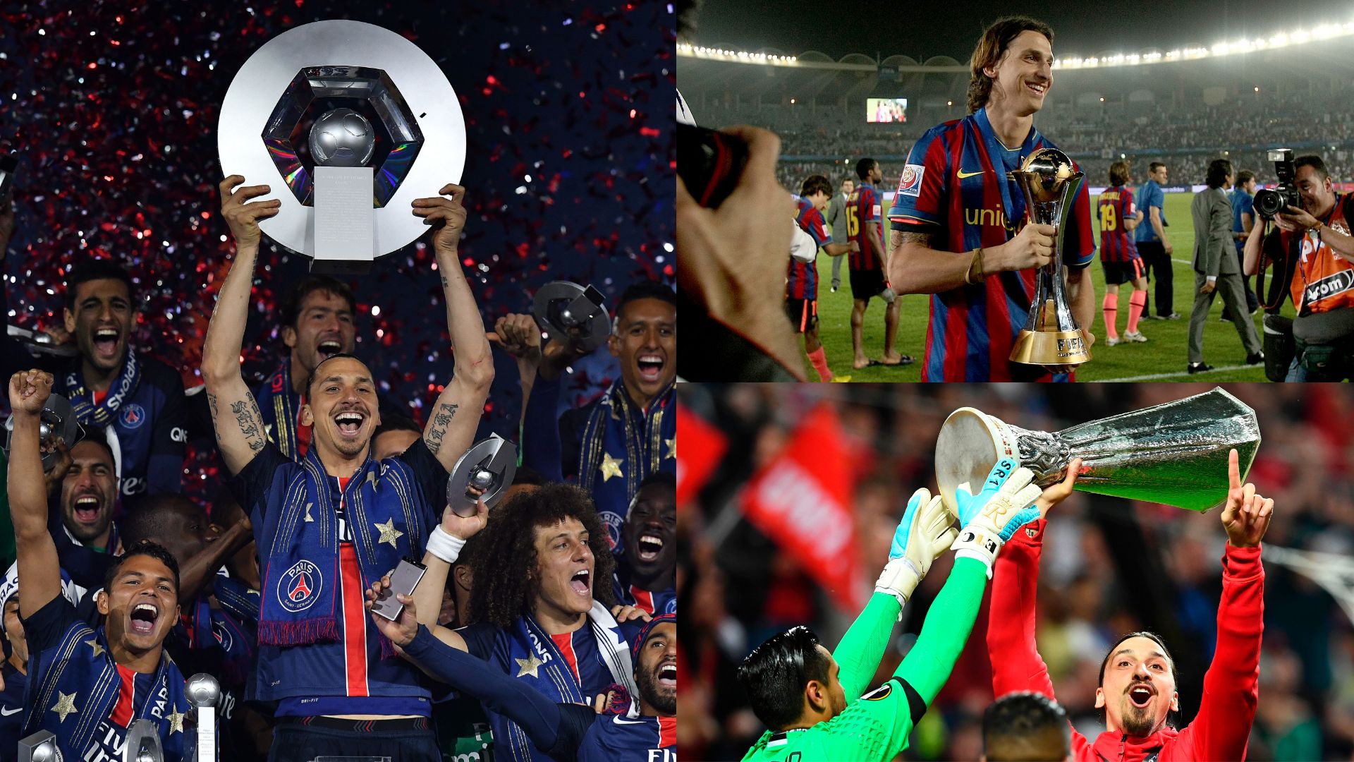 Palmarès Zlatan Ibrahimovic Trophées