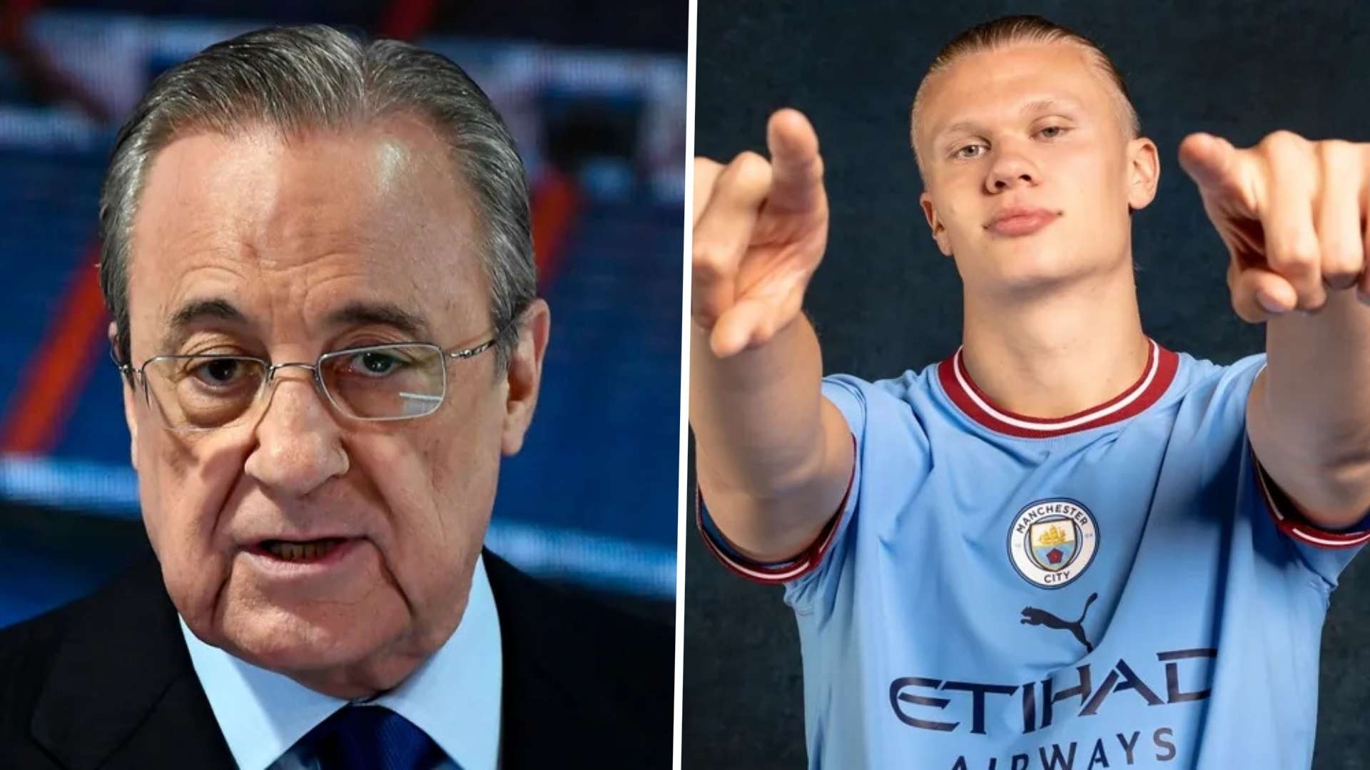 Florentino Perez & Erling Haaland