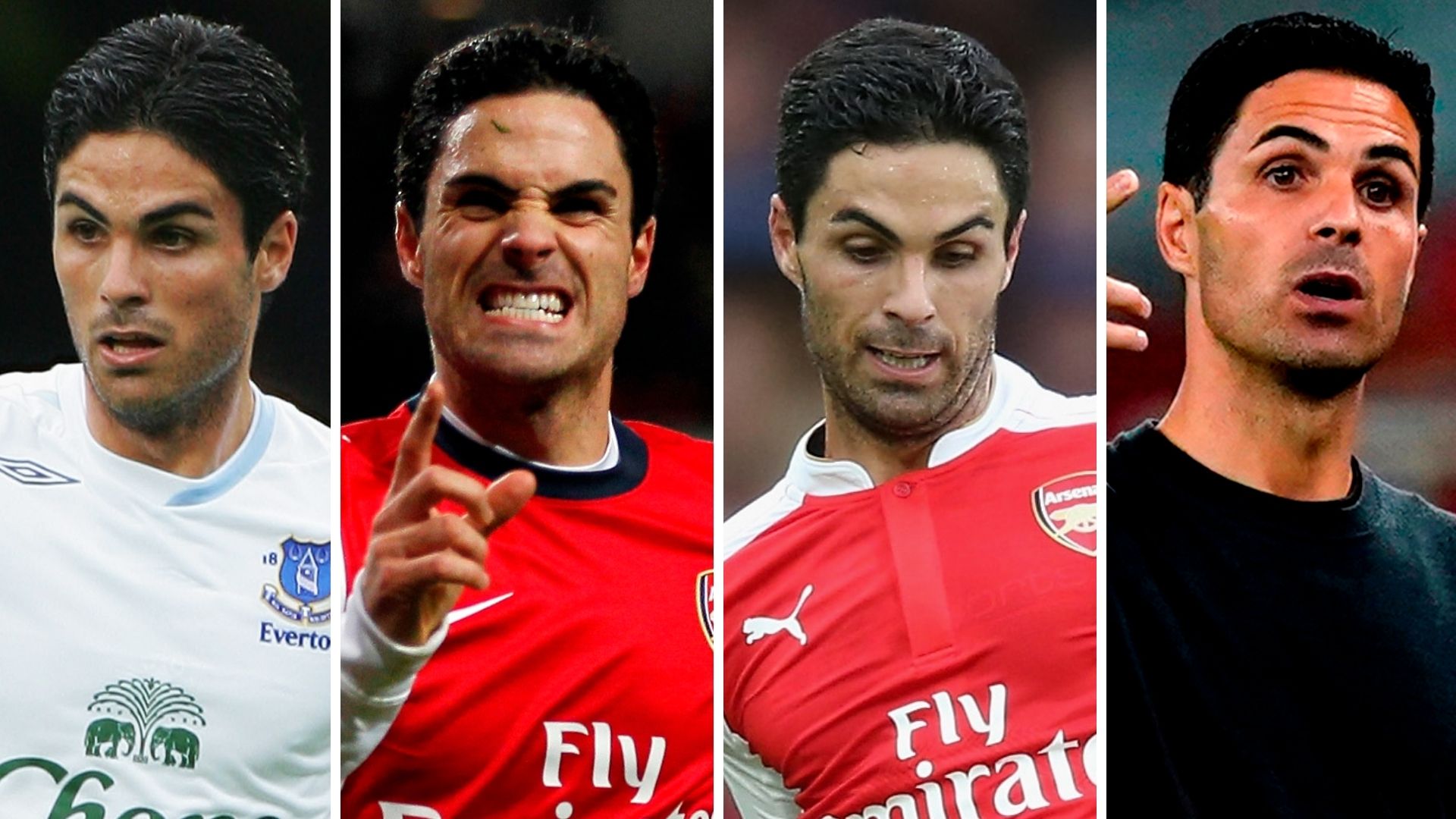 Mikel Arteta over time