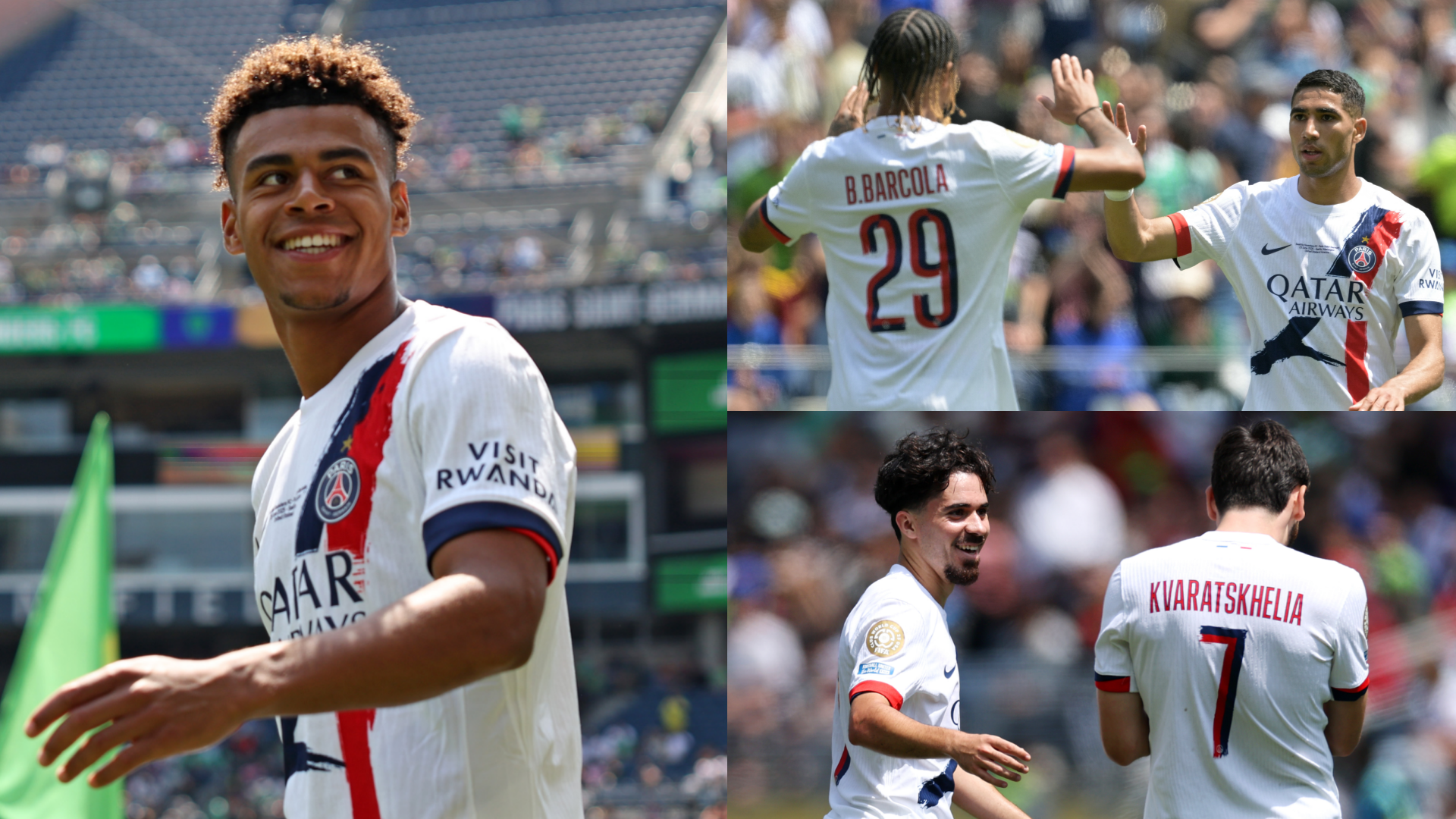 PSG cruise into Club World Cup knockouts! Desire Doue sparkles and Achraf Hakimi dominates as Luis Enrique's side ease past Seattle Sounders in routine group stage win | Goal.com UK