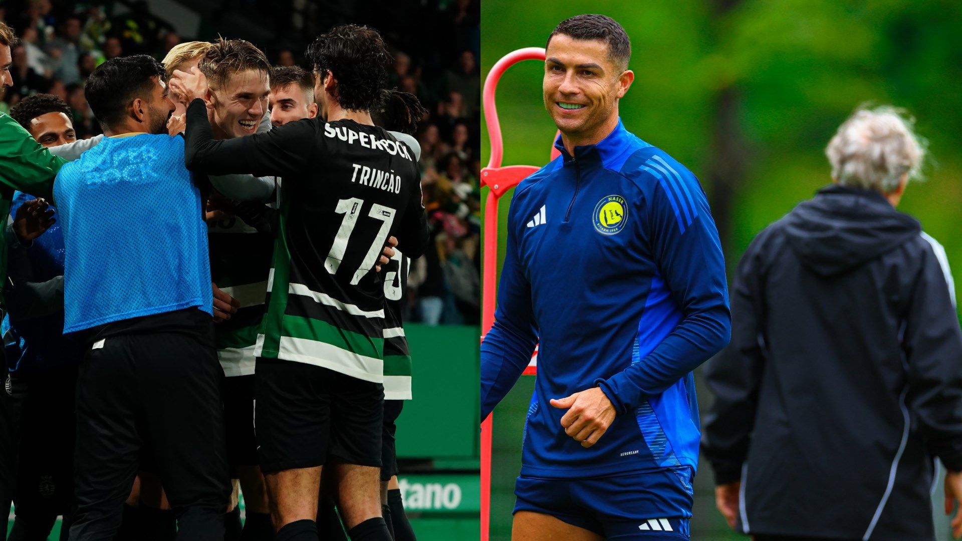 Cristiano Ronaldo Jorge Jesus Viktor Gyokeres Francisco Trincao