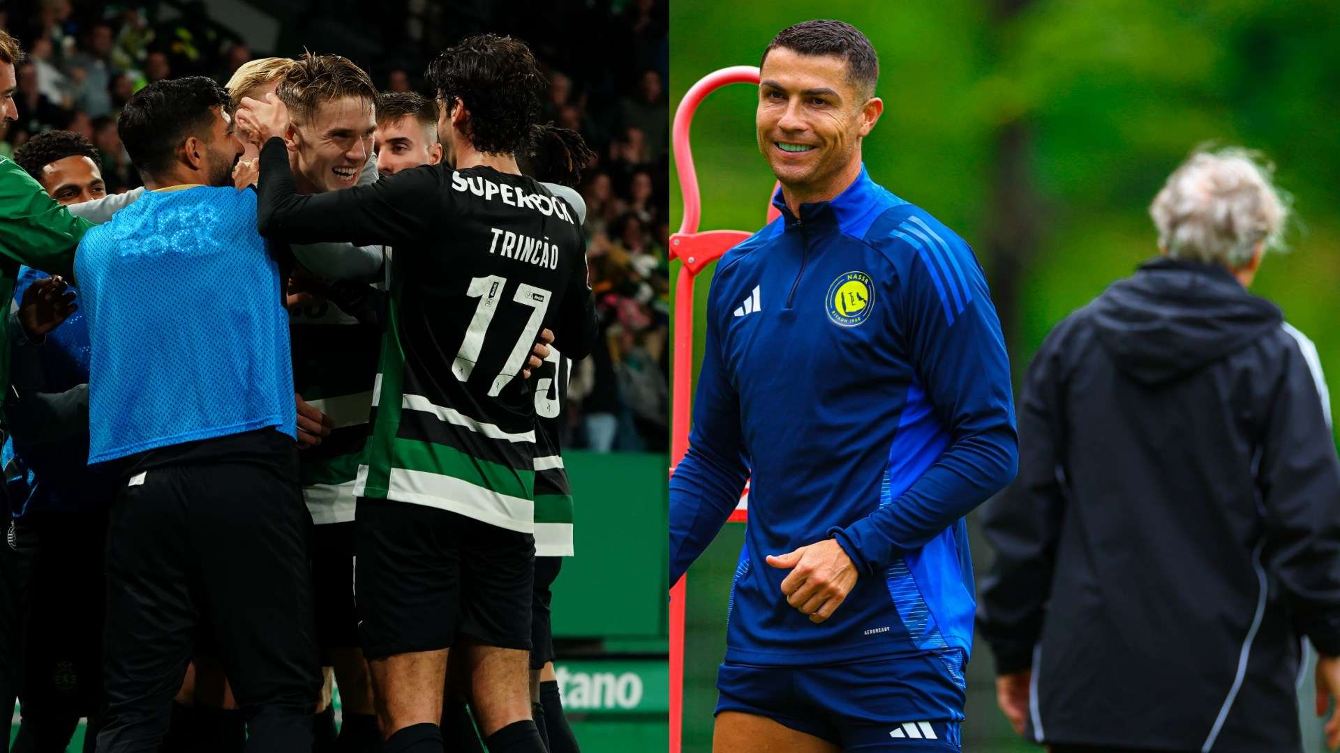 Cristiano Ronaldo Jorge Jesus Viktor Gyokeres Francisco Trincao