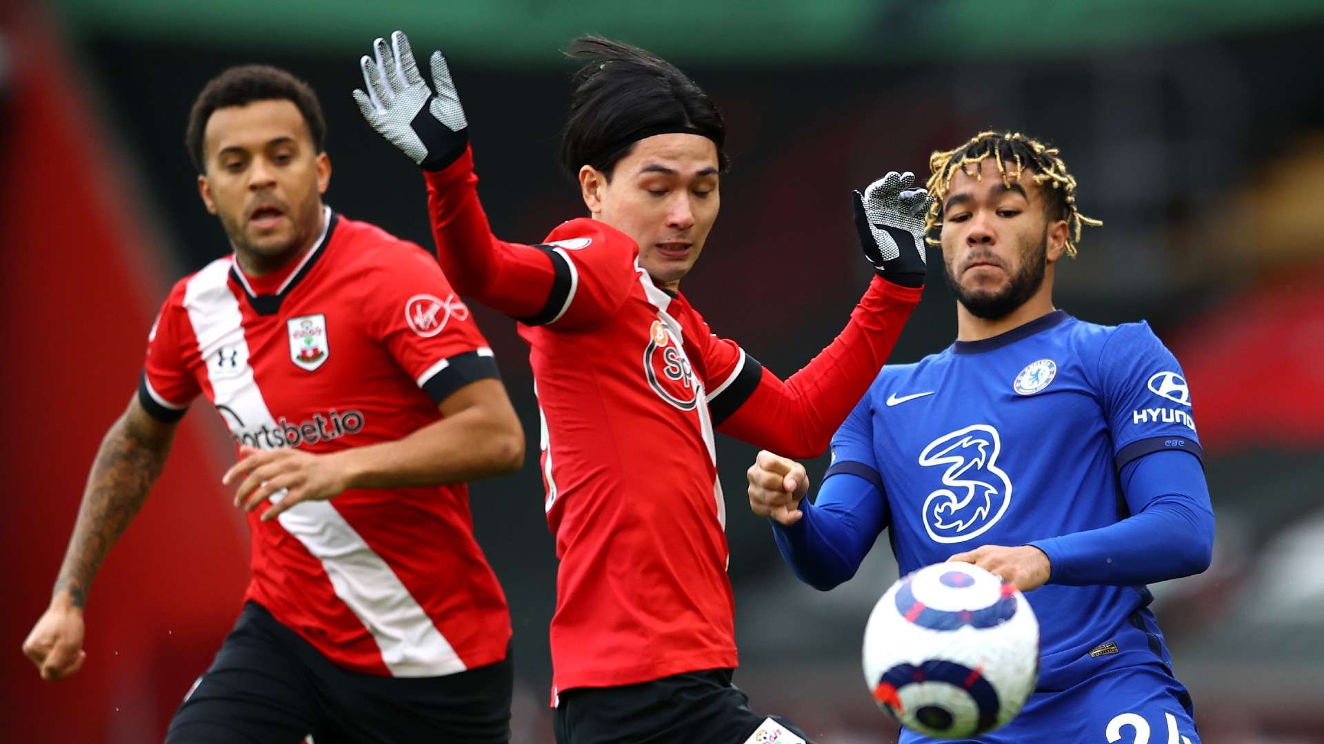 Takumi Minamino Southampton vs Chelsea Premier League 2020-21